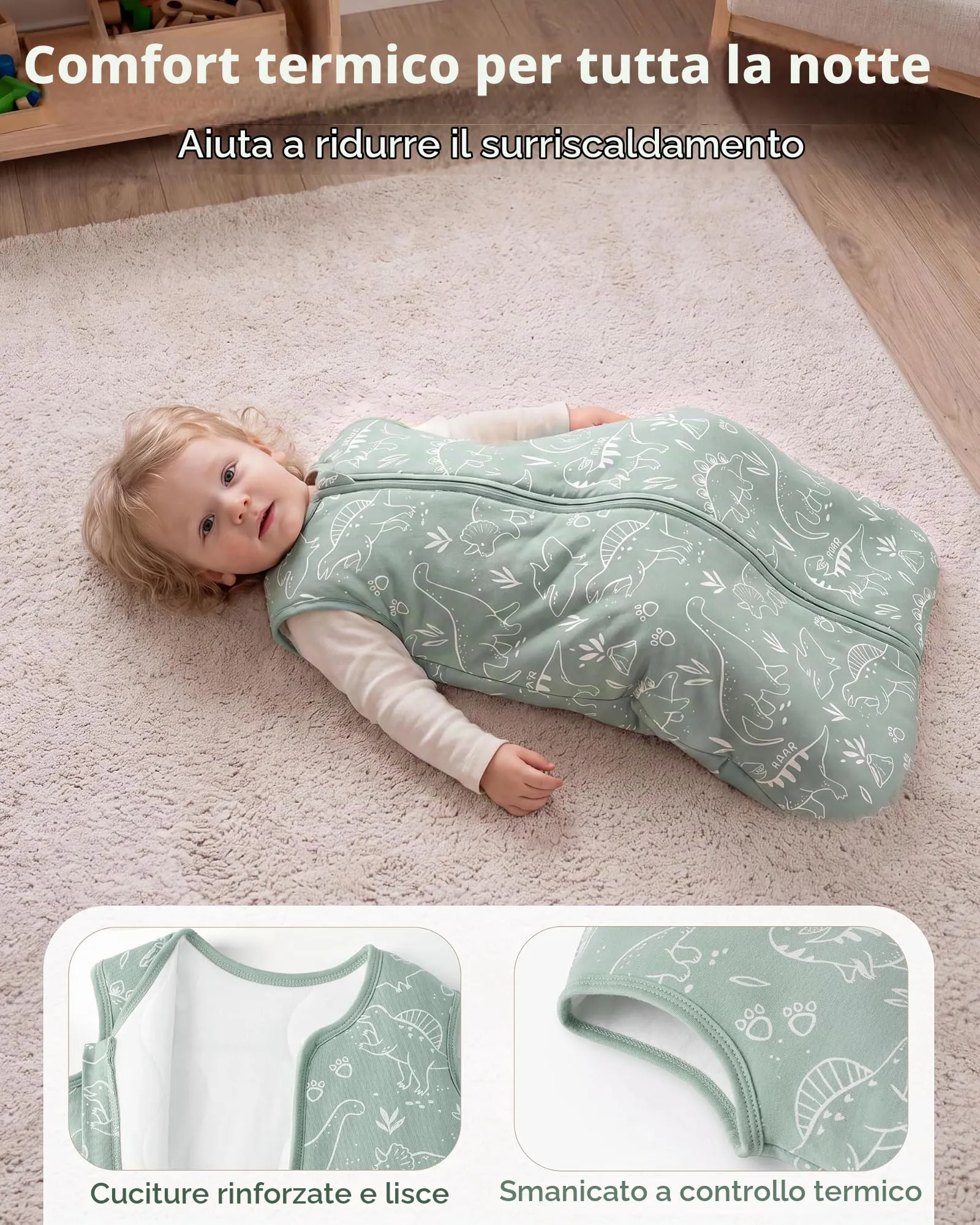 FIEMOL Sacco Nanna Neonato 6-12 Mesi 1,5 TOG - immagine 4