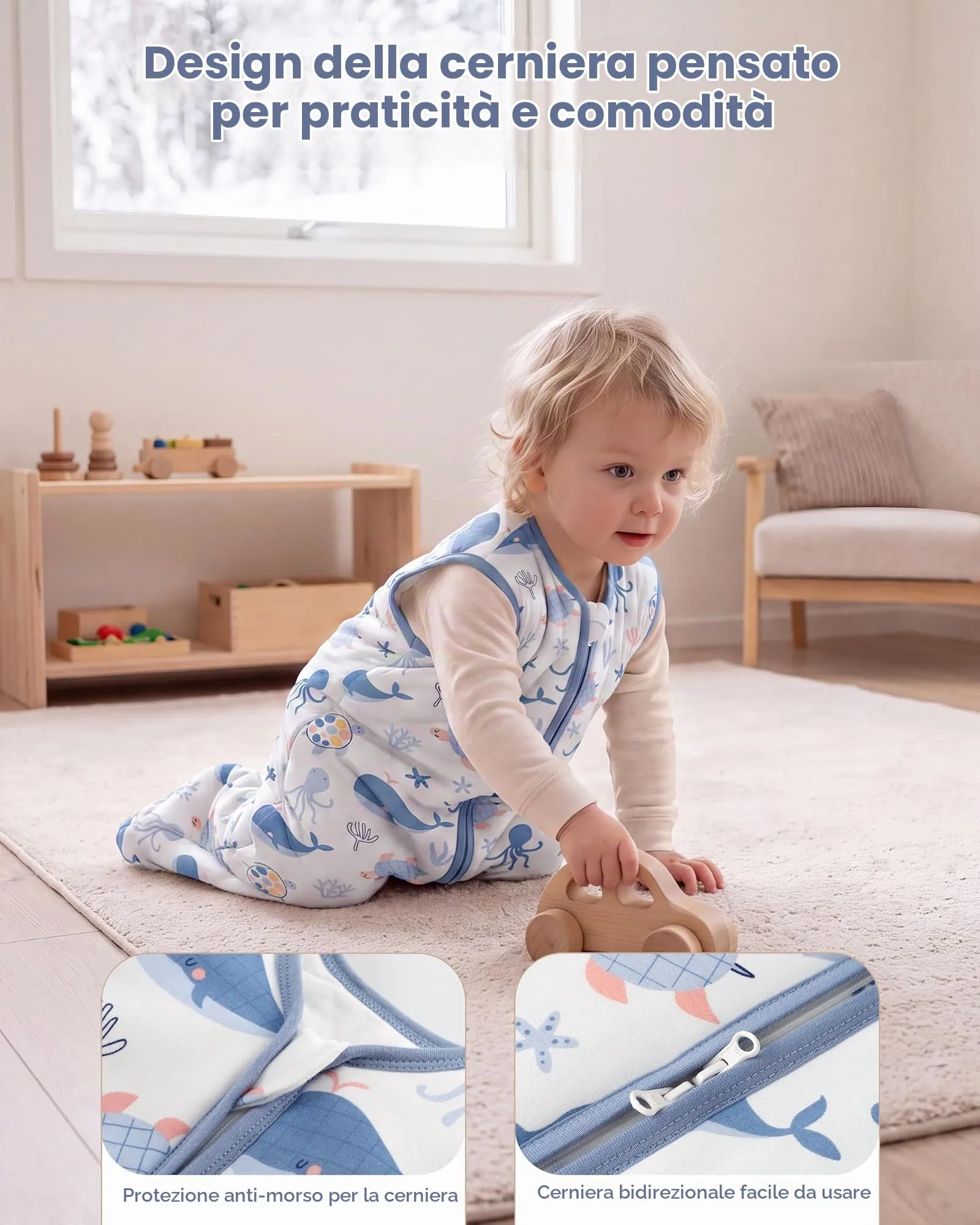 FIEMOL Sacco Nanna Neonato 6-12 Mesi 1,5 TOG - immagine 2