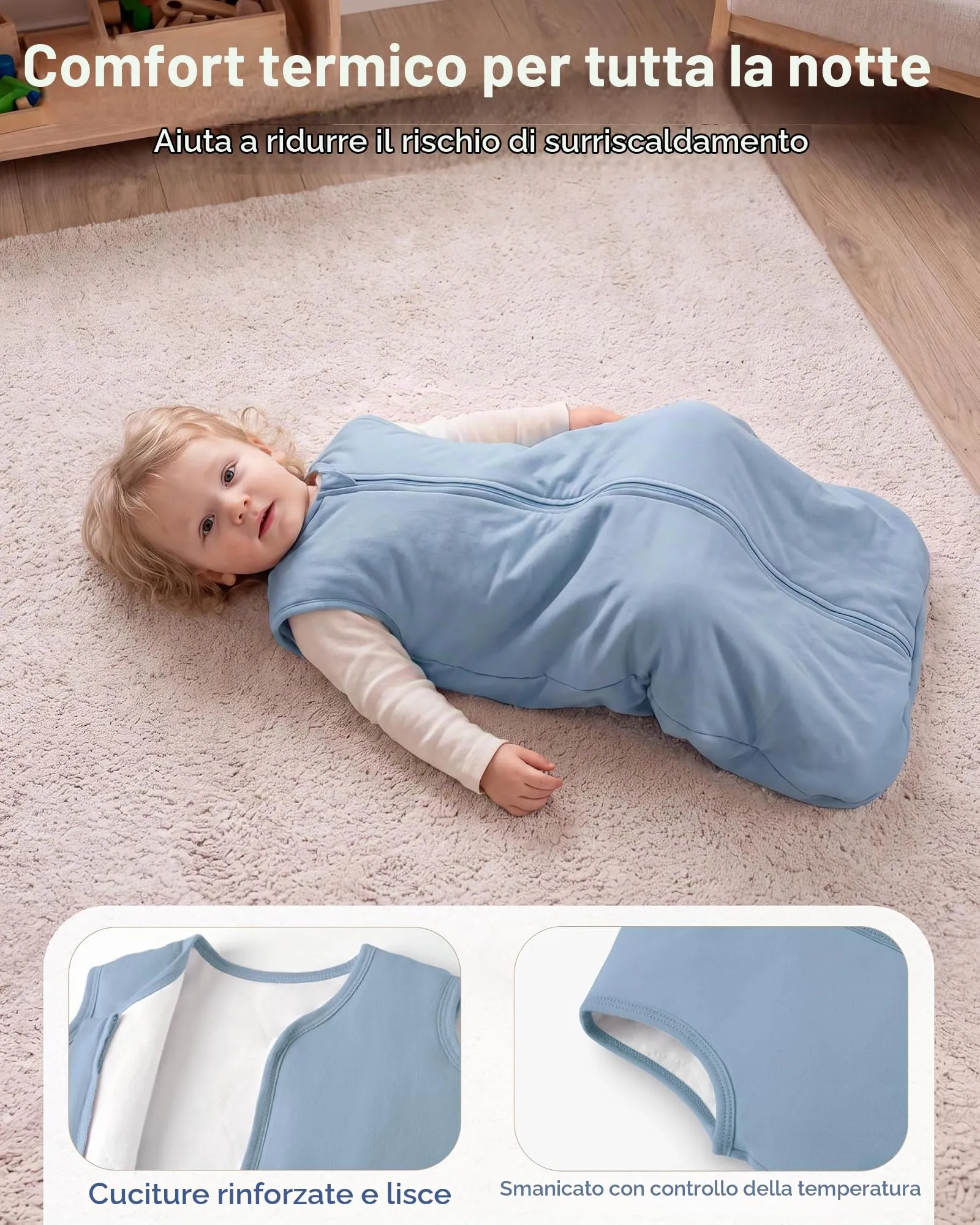 FIEMOL Sacco Nanna Neonato 6-12 Mesi 1,5 TOG - immagine 4