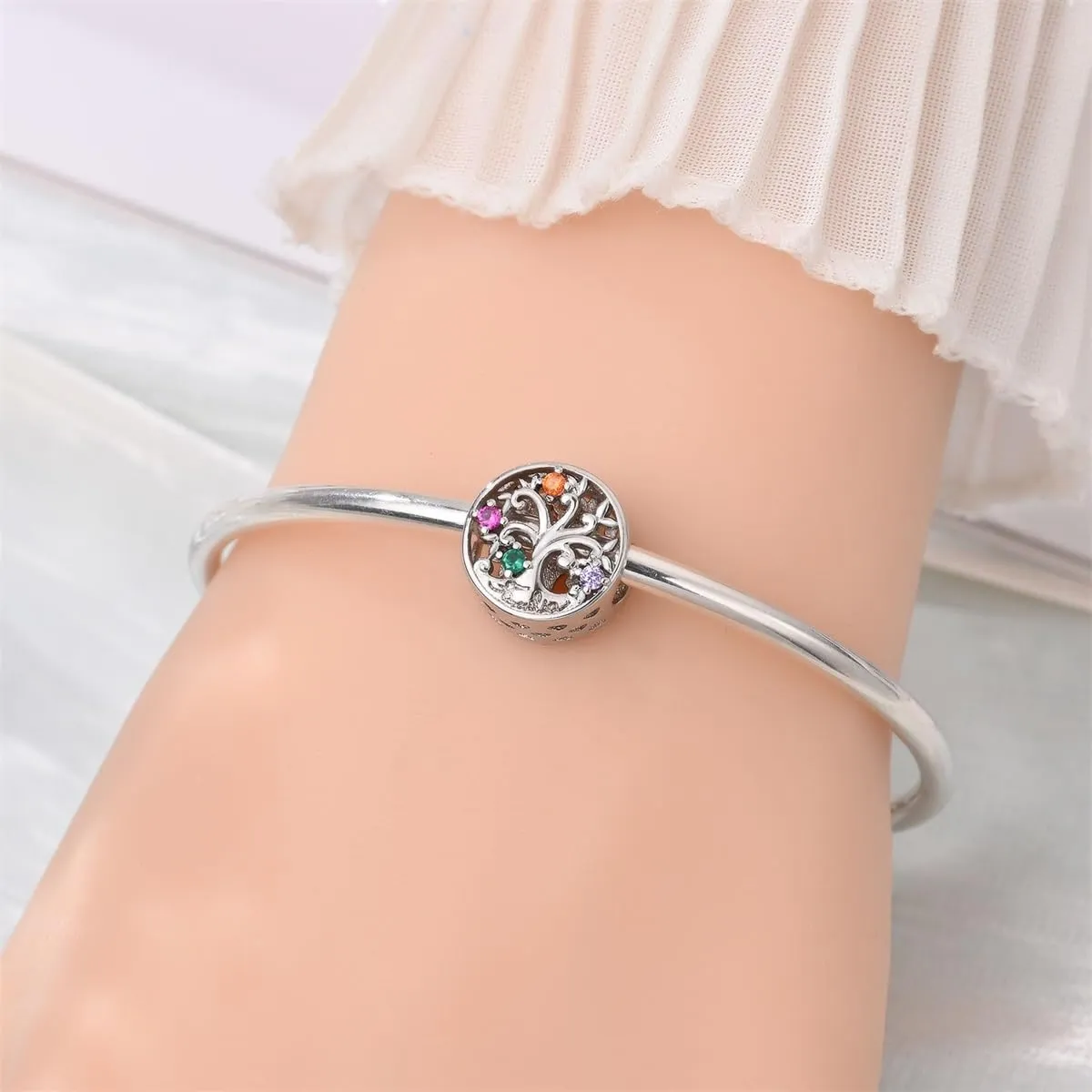 LIGHTDOG Ciondolo da donna in argento 925 compatibile con Pandora e stile europeo - immagine 3