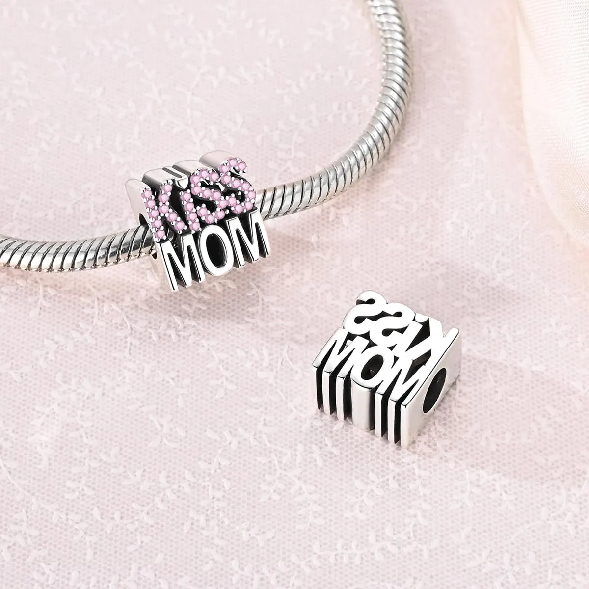 LIGHTDOG Ciondolo da donna in argento 925 per bracciali Pandora e stile europeo - immagine 2