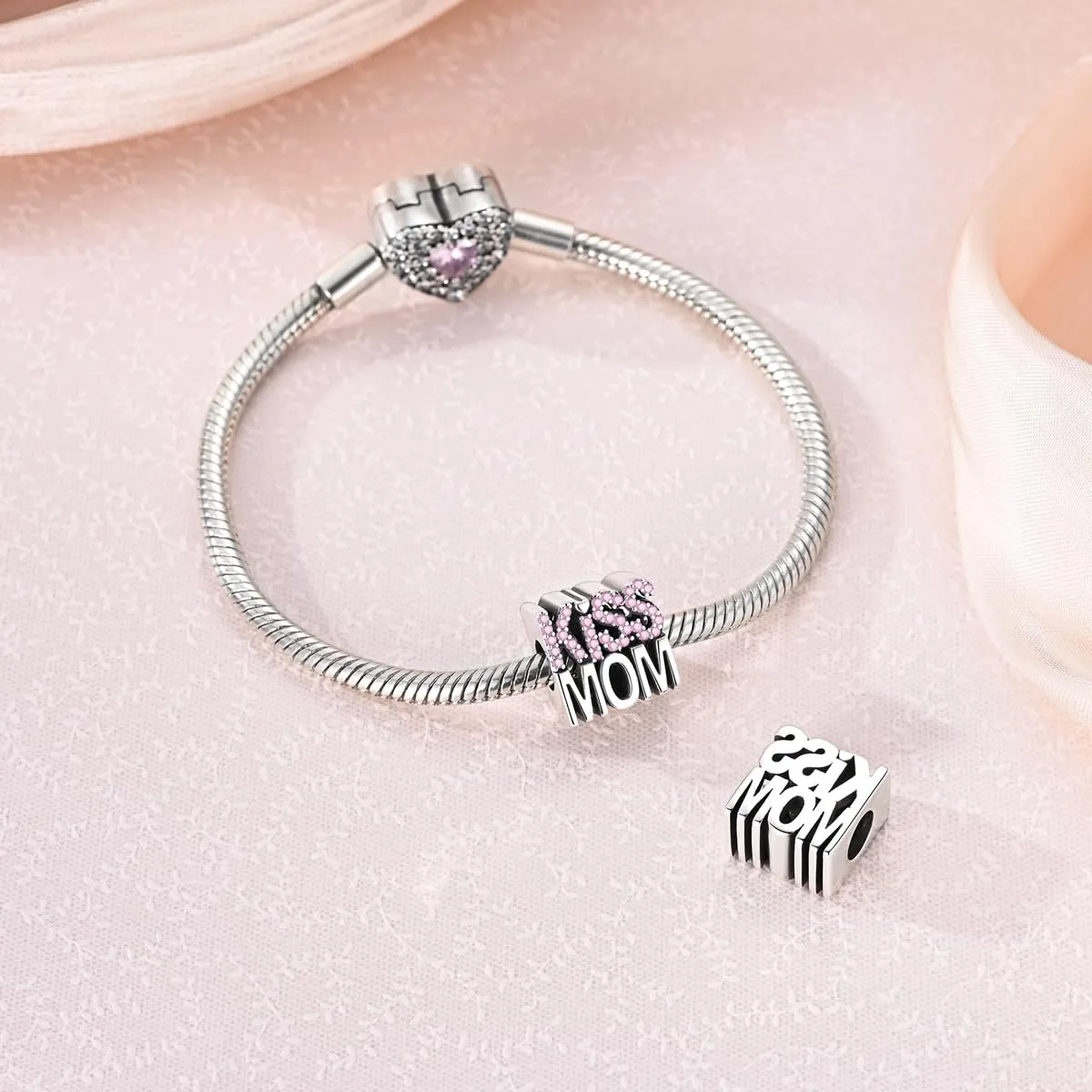 LIGHTDOG Ciondolo da donna in argento 925 per bracciali Pandora e stile europeo - immagine 4