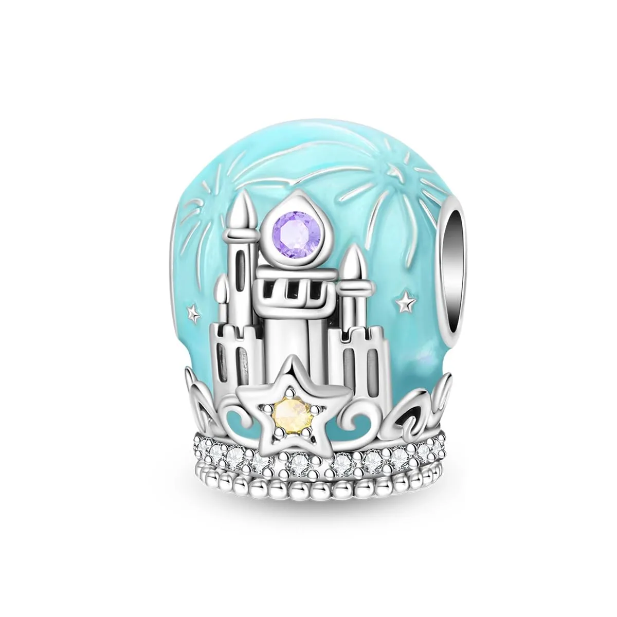 LIGHTDOG Ciondolo da donna in argento 925 compatibile con bracciali Pandora e stile europeo - immagine 1