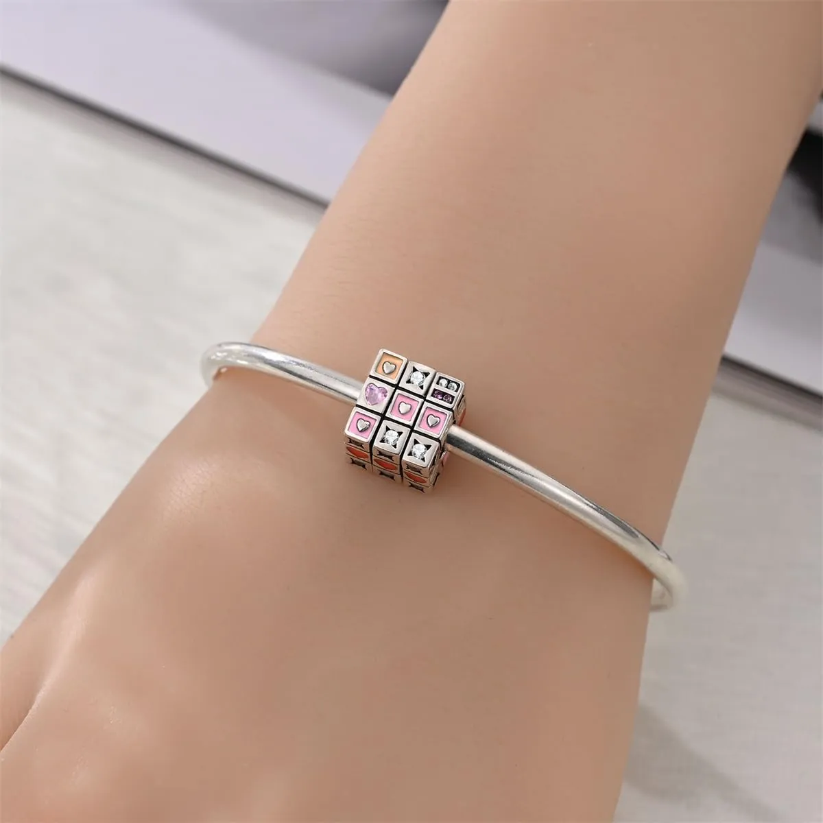 LIGHTDOG Ciondolo da donna in argento 925 per bracciali Pandora e stile europeo - immagine 3