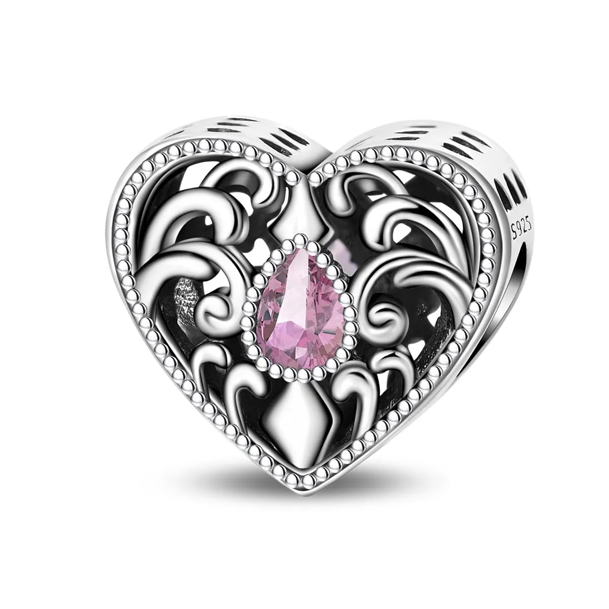 LIGHTDOG Ciondolo da donna in argento 925 per bracciali stile europeo e Pandora - immagine 1