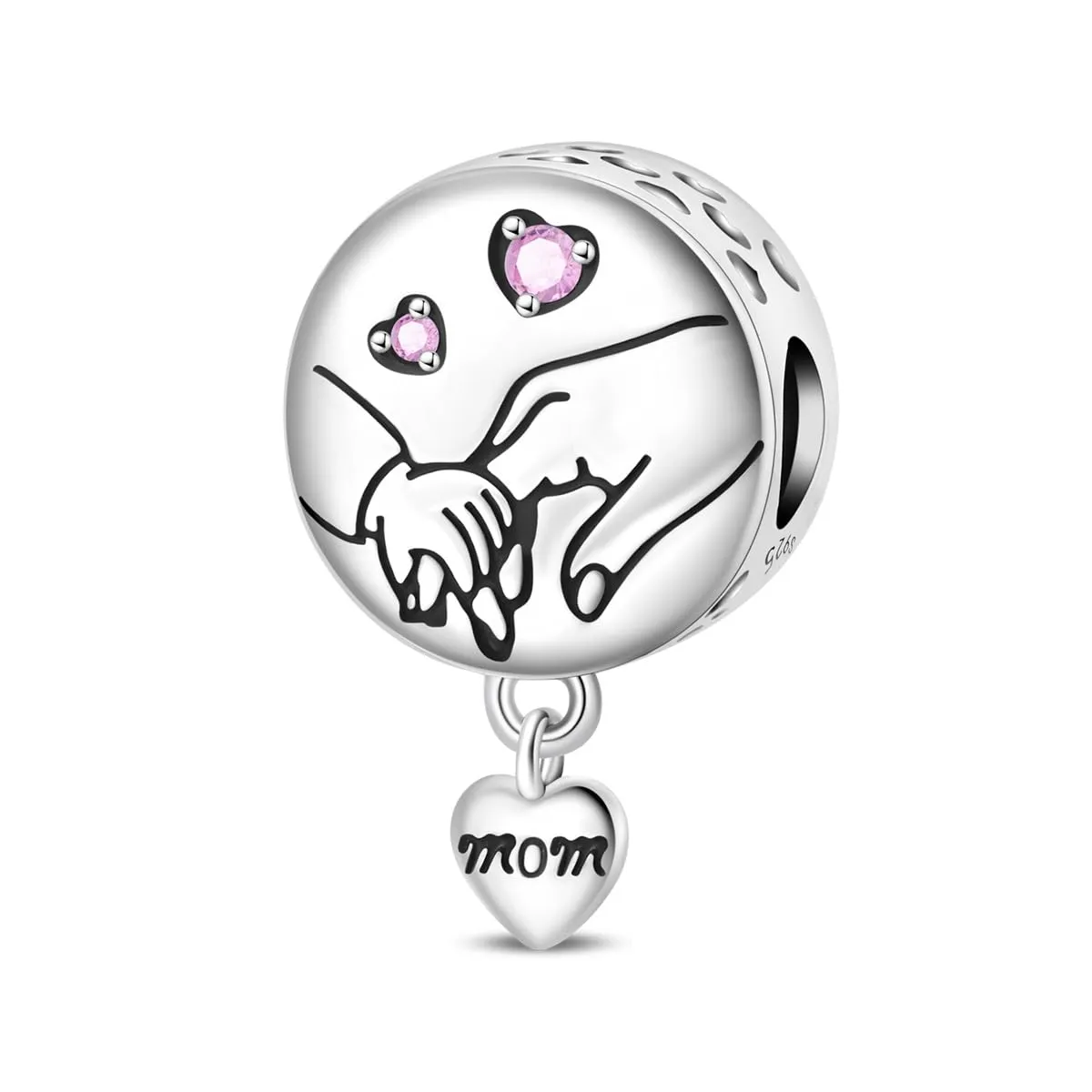 LIGHTDOG Ciondolo da donna in argento 925 compatibile con Pandora e bracciali stile europeo - immagine 1