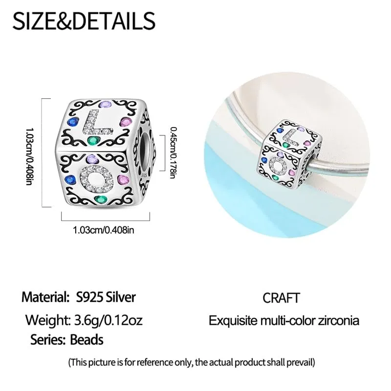 LIGHTDOG Ciondolo da donna in argento 925 compatibile con bracciali Pandora e stile europeo - immagine 5