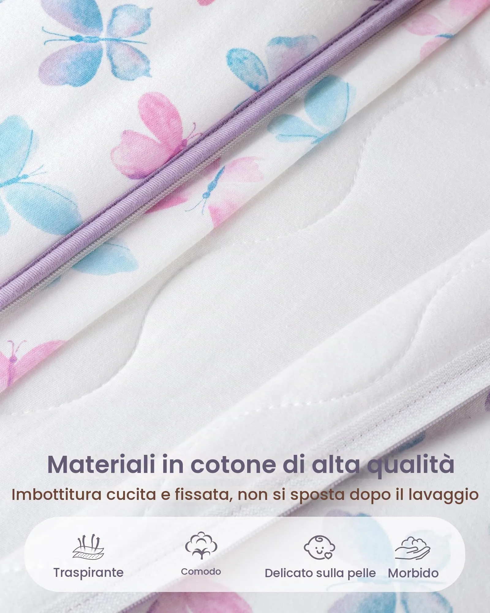 FIEMOL Sacco Nanna Invernale con Piedini, 2.5 TOG, 18-36 Mesi - immagine 5