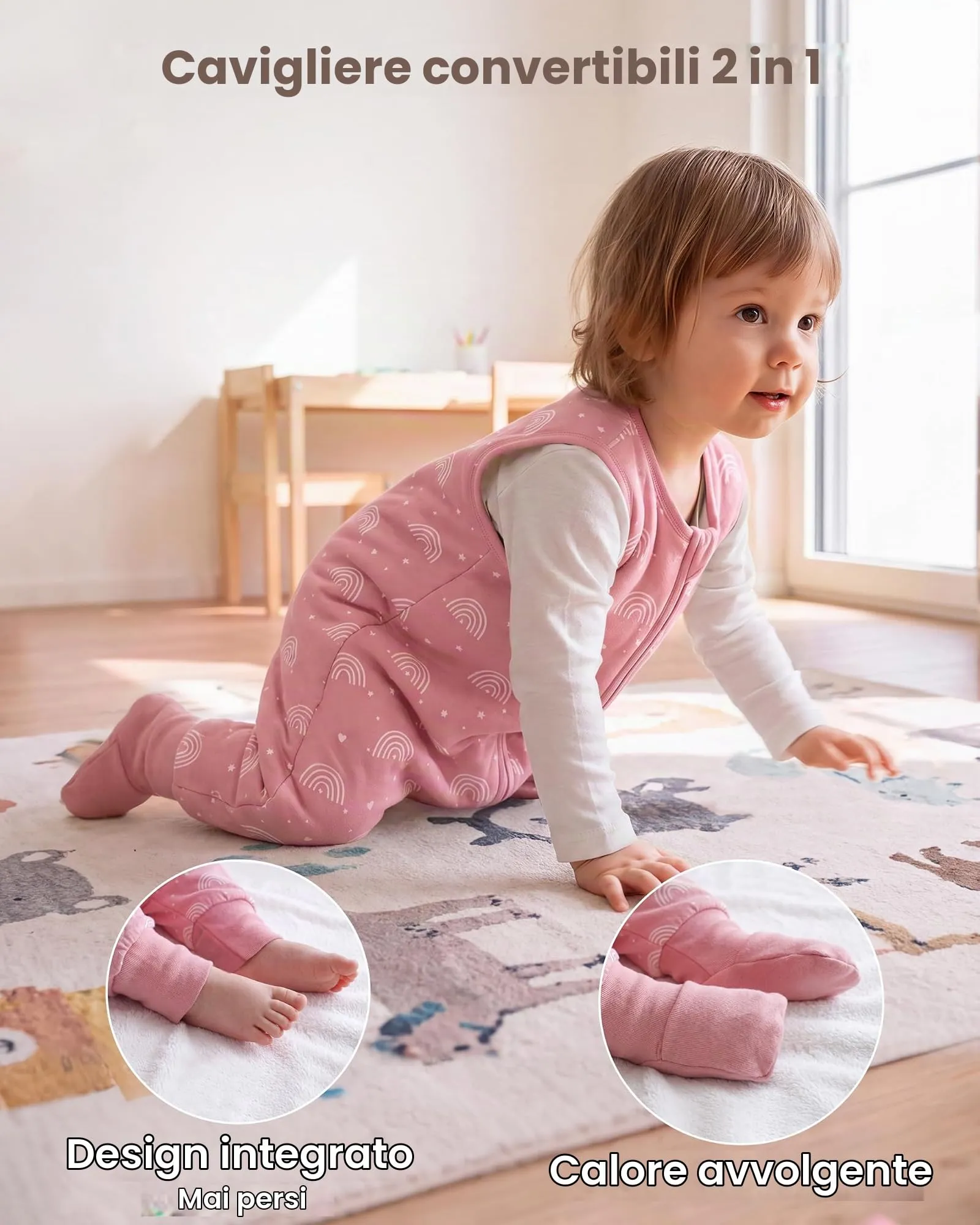 FIEMOL Sacco Nanna con Piedini TOG 1.5, 6-18 Mesi - immagine 3
