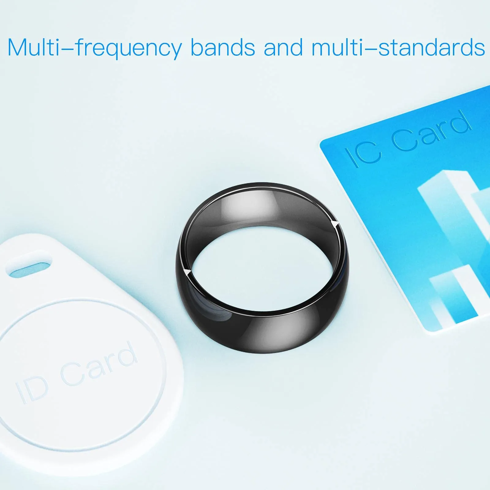 Jakcom R4 Smart Ring, 128 GB Wireless Storage, NFC and RFID, Ceramica, Taglia 10 - immagine 3