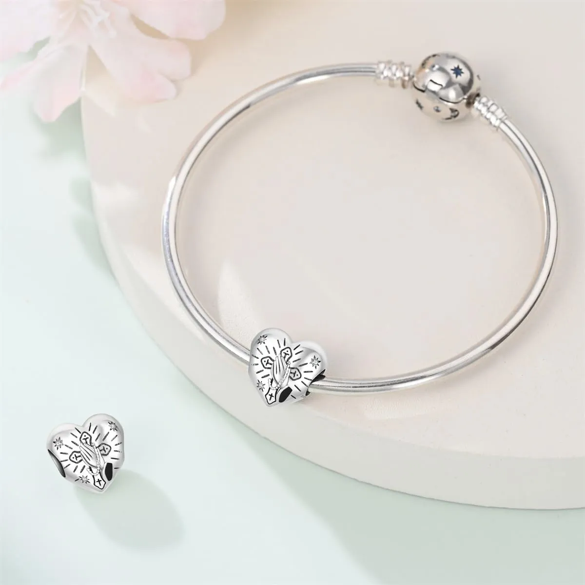 LIGHTDOG Ciondolo da donna in argento 925 per bracciali Pandora e stile europeo - immagine 3