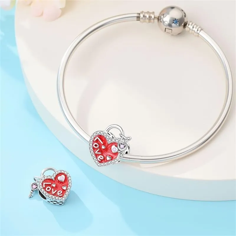 LIGHTDOG Ciondolo da donna in argento 925 per bracciali stile europeo e Pandora - immagine 4