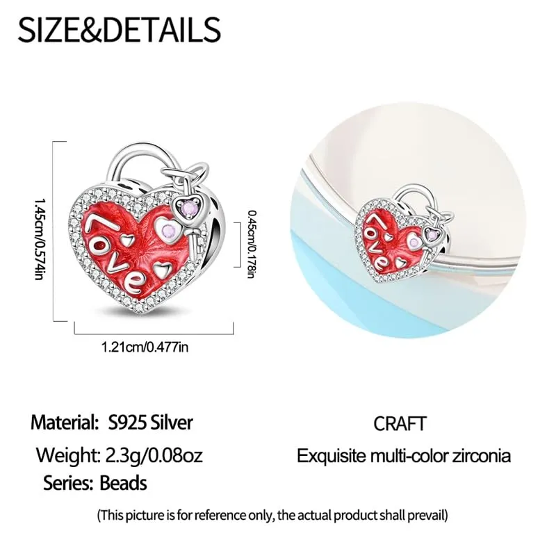 LIGHTDOG Ciondolo da donna in argento 925 per bracciali stile europeo e Pandora - immagine 5
