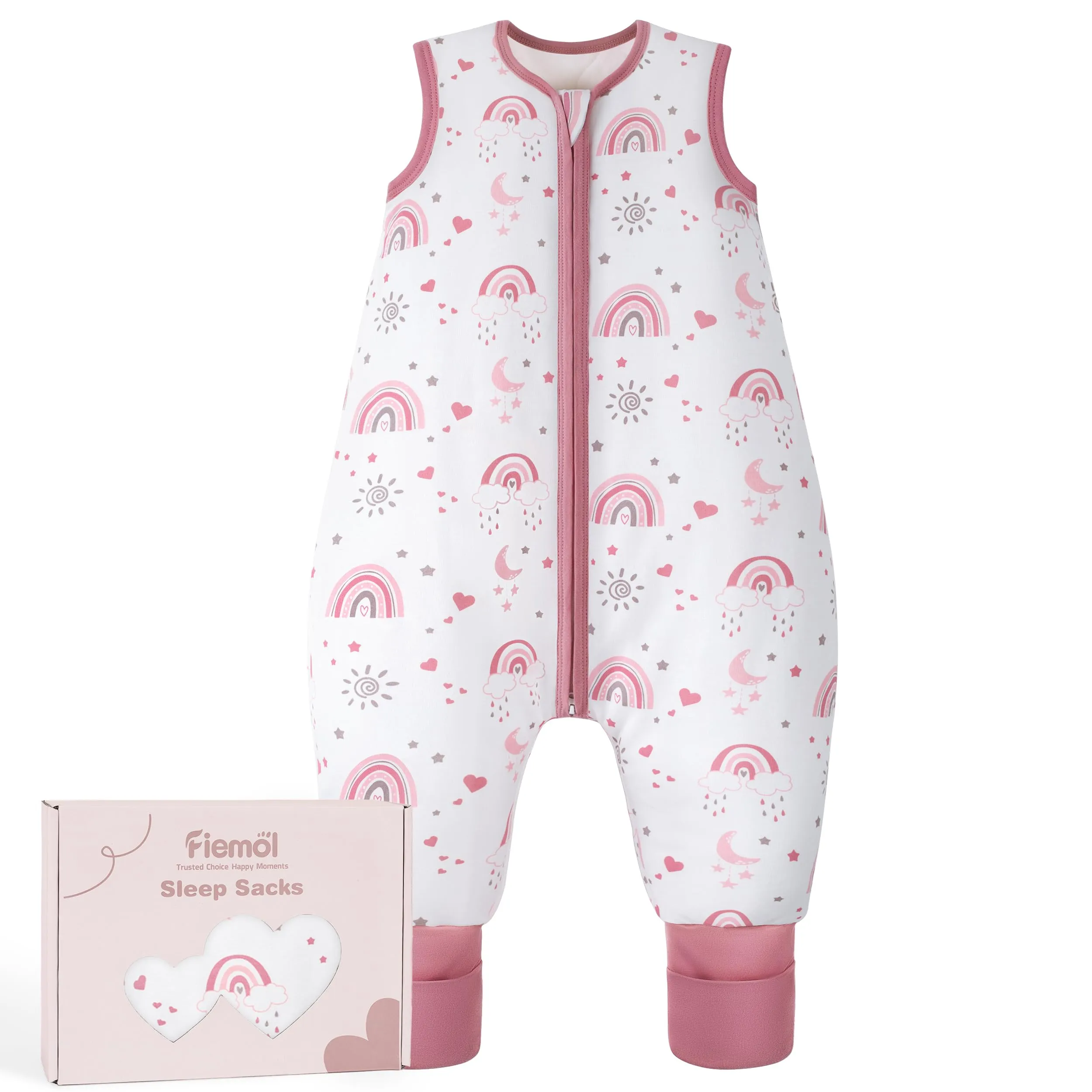 FIEMOL Sacco Nanna Invernale TOG 2,5 con Piedini, 3-4 Anni - immagine 1