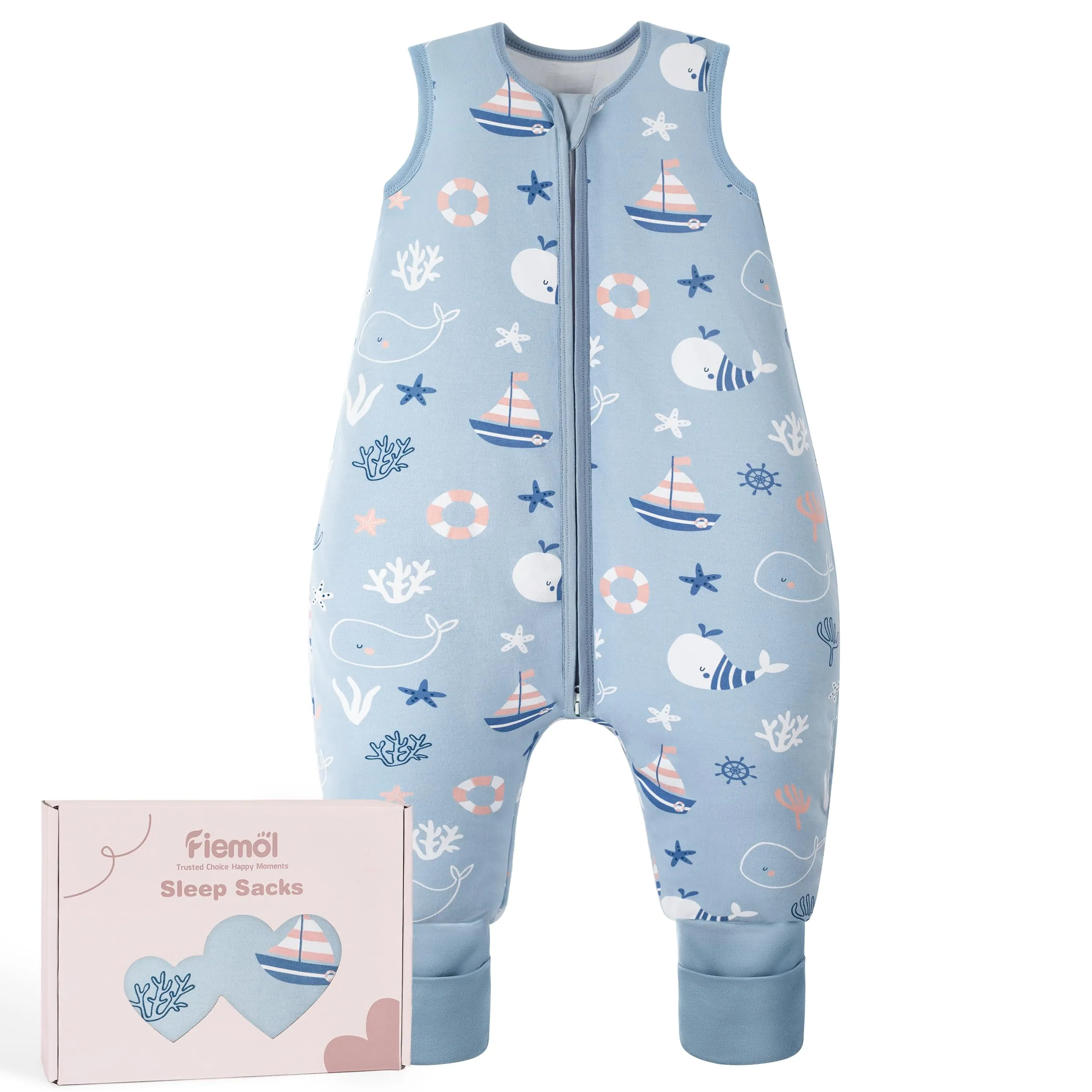 FIEMOL Sacco Nanna Invernale TOG 2,5 con Piedini, 6-18 Mesi - immagine 1