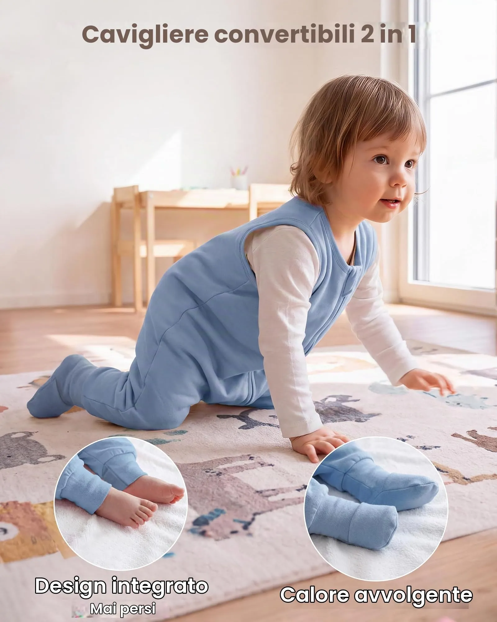 FIEMOL Sacco Nanna con Piedini Tog 1.5, 18-36 Mesi - immagine 3