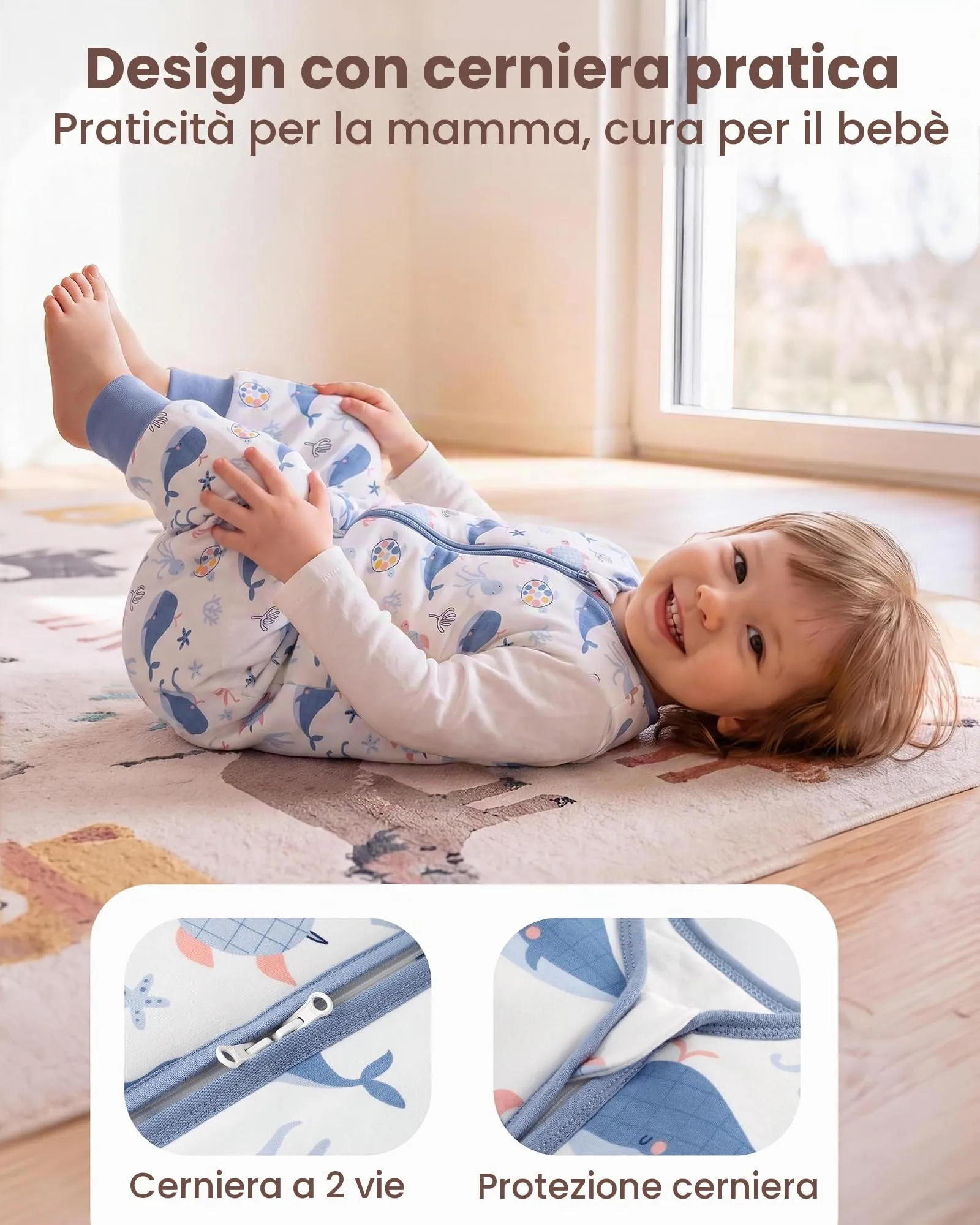FIEMOL Sacco Nanna con Piedini Tog 1.5, 18-36 Mesi - immagine 6