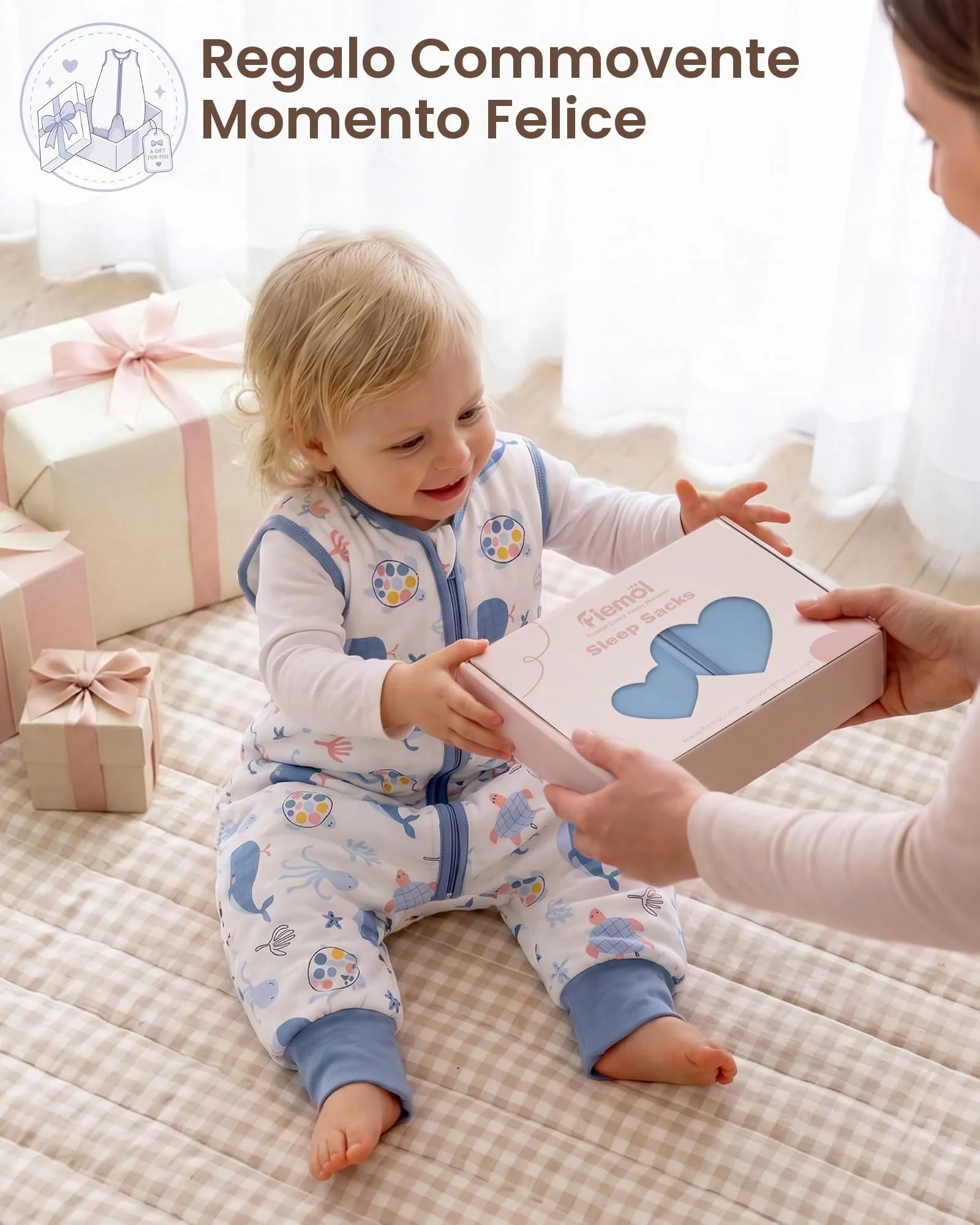 FIEMOL Sacco Nanna con Piedini, Tog 1.5, 3-4 Anni - immagine 9