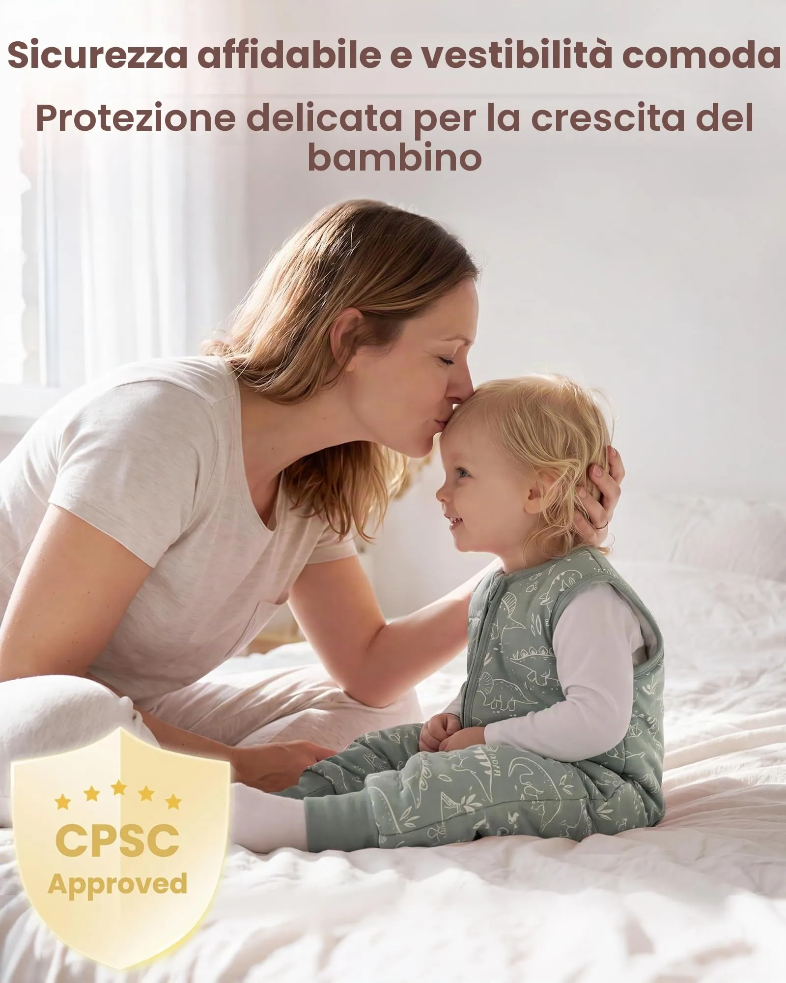FIEMOL Sacco Nanna Invernale TOG 2,5 con Piedini Dinosauro 6-18 Mesi - immagine 8