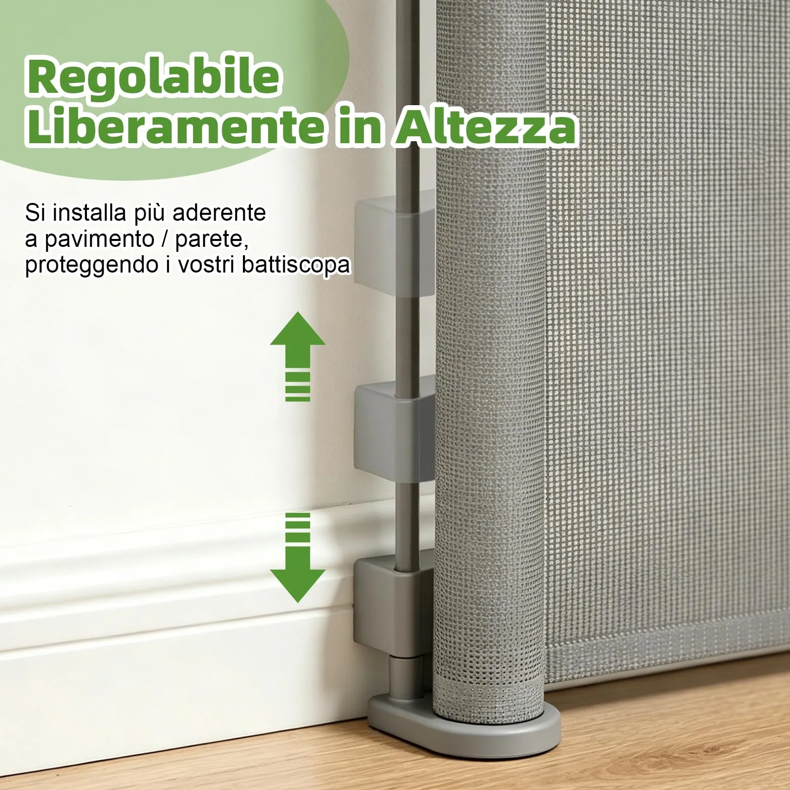Dioxide Cancelletto Retrattile per Bambini e Cani, 0-150cm, Grigio - immagine 8