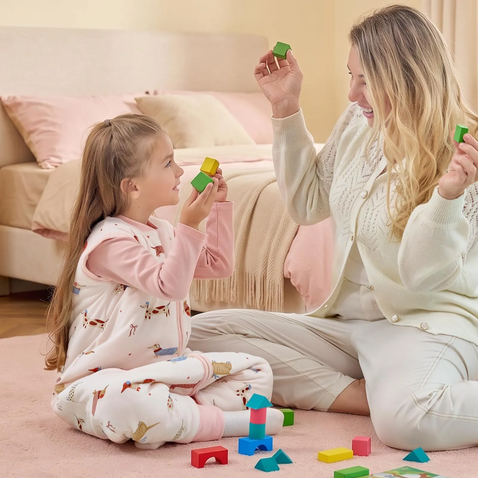 MIKAFEN Sacco Nanna con Gambe per Bambini, 2,5 Tog, 4-5 anni - immagine 2