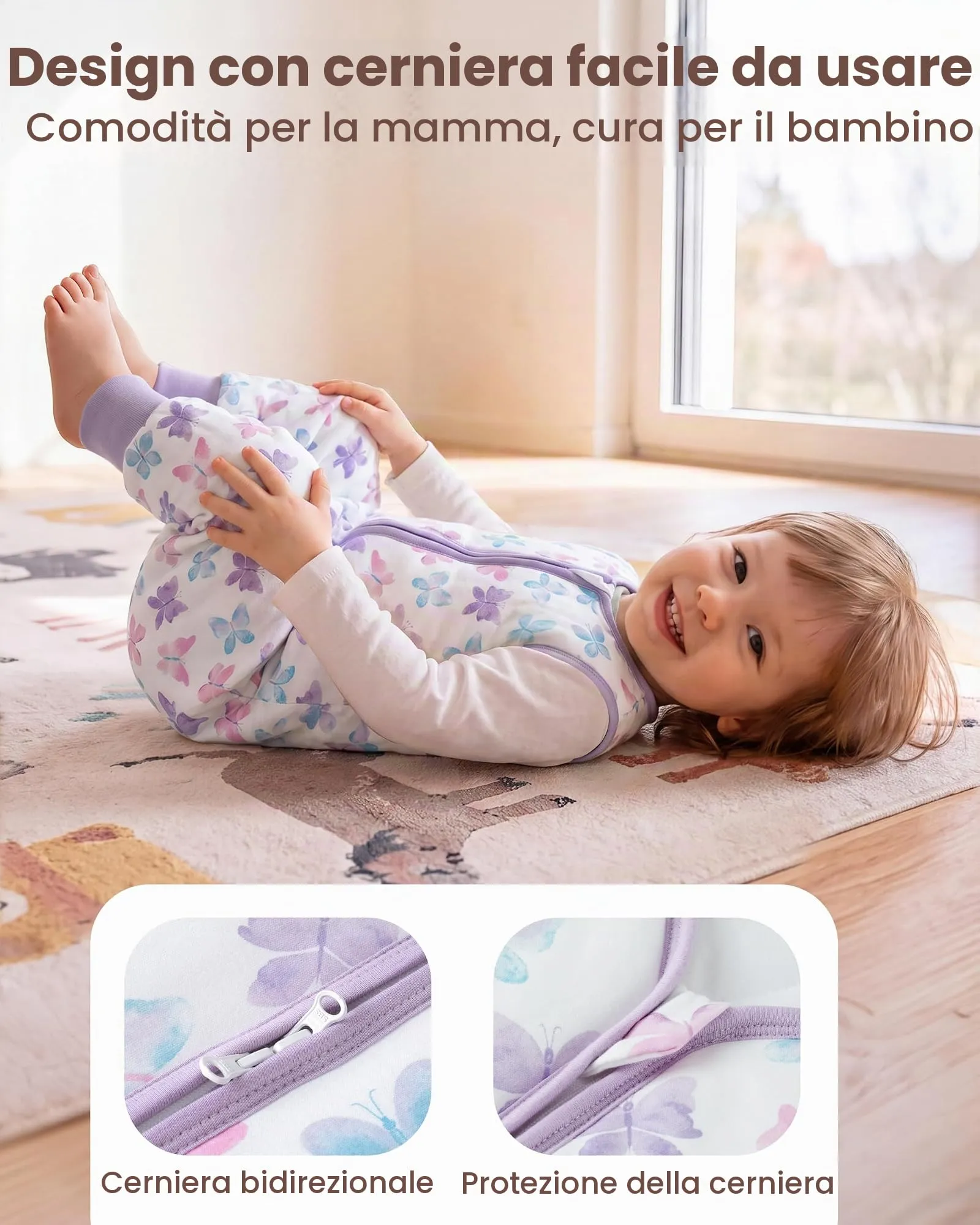 FIEMOL Sacco Nanna con Piedini Tog 1.5, 3-4 Anni - immagine 6