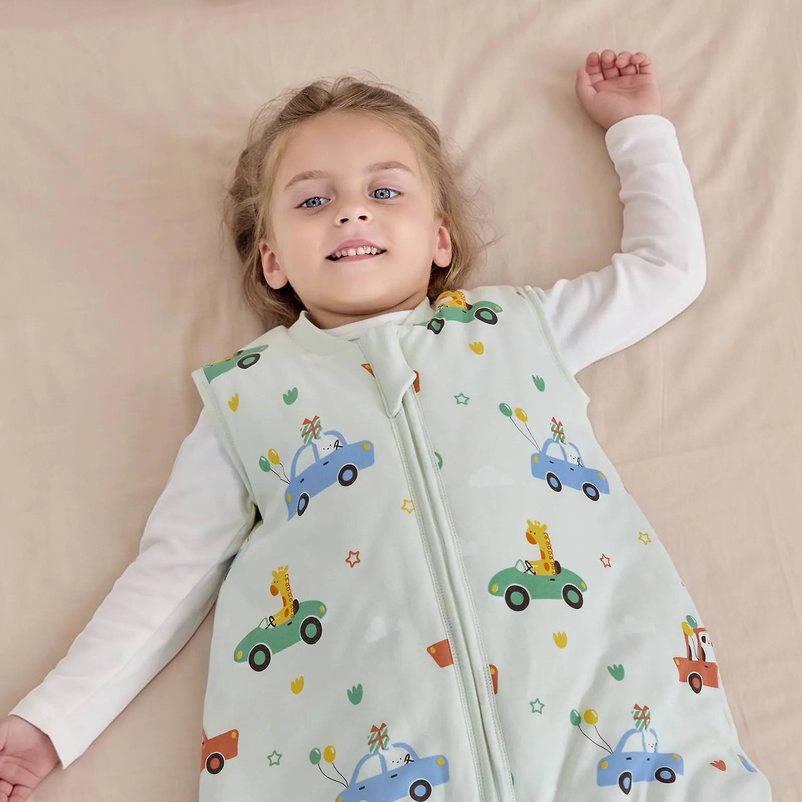 MIKAFEN Sacco Nanna con Gambe per Bambini 2,5 Tog, 6-18 Mesi - immagine 8