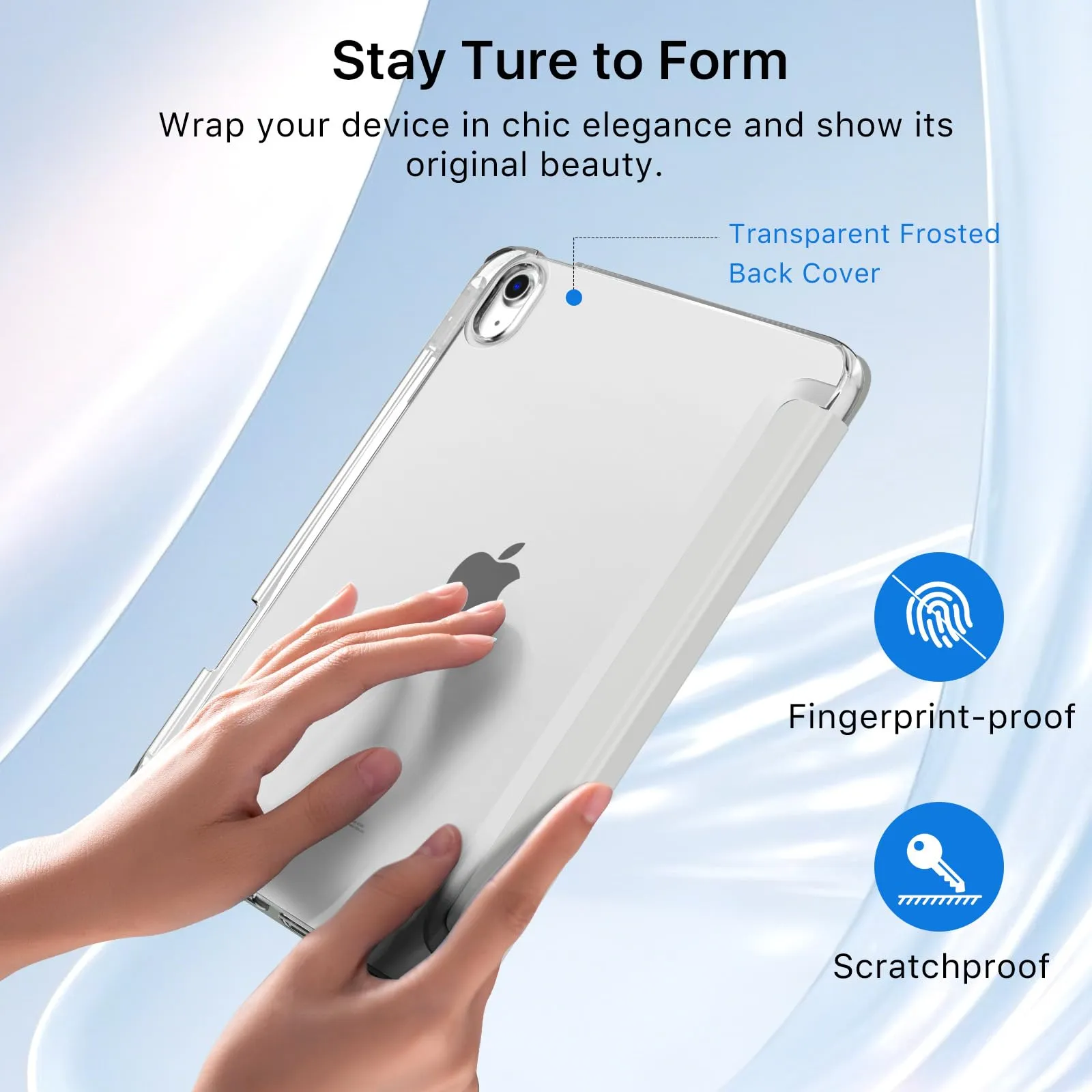 MoKo Cover per iPad Air 11 Pollici (M4/M3/M2) 2024/2025/2026 con Portapenna - immagine 5