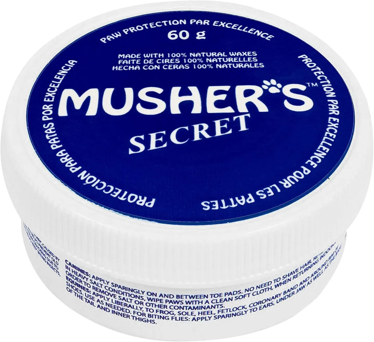 Musher's Secret Balsamo Zampe Cane, Protezione Naturale, 60g - immagine 2