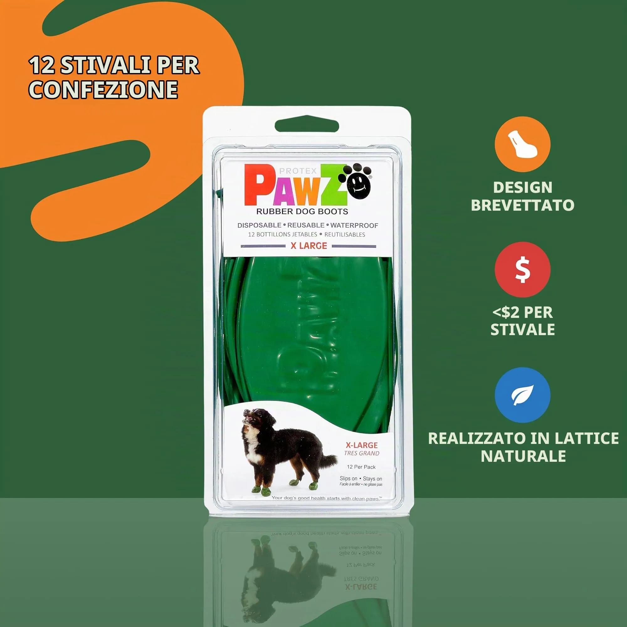 Pawz Scarpette Colorate, XL - immagine 2