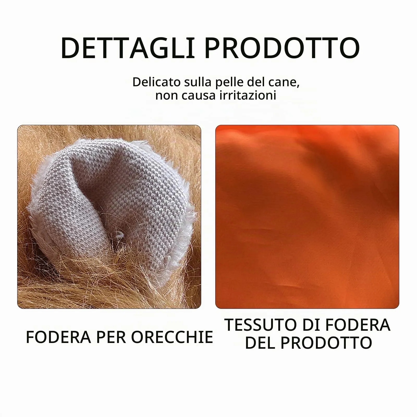 MUNSKT Parrucca con criniera da leone e orecchie regolabile per animali domestici, Taglia L - immagine 3