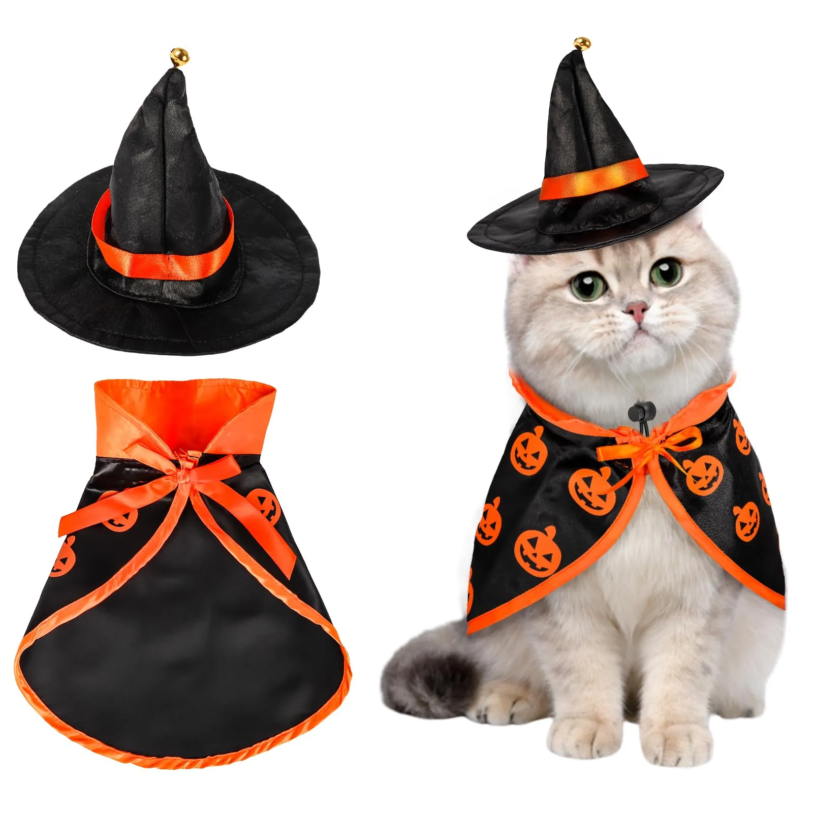 KufaerBeam Costume da Vampiro per Cani di Piccola Taglia e Gatti - immagine 1