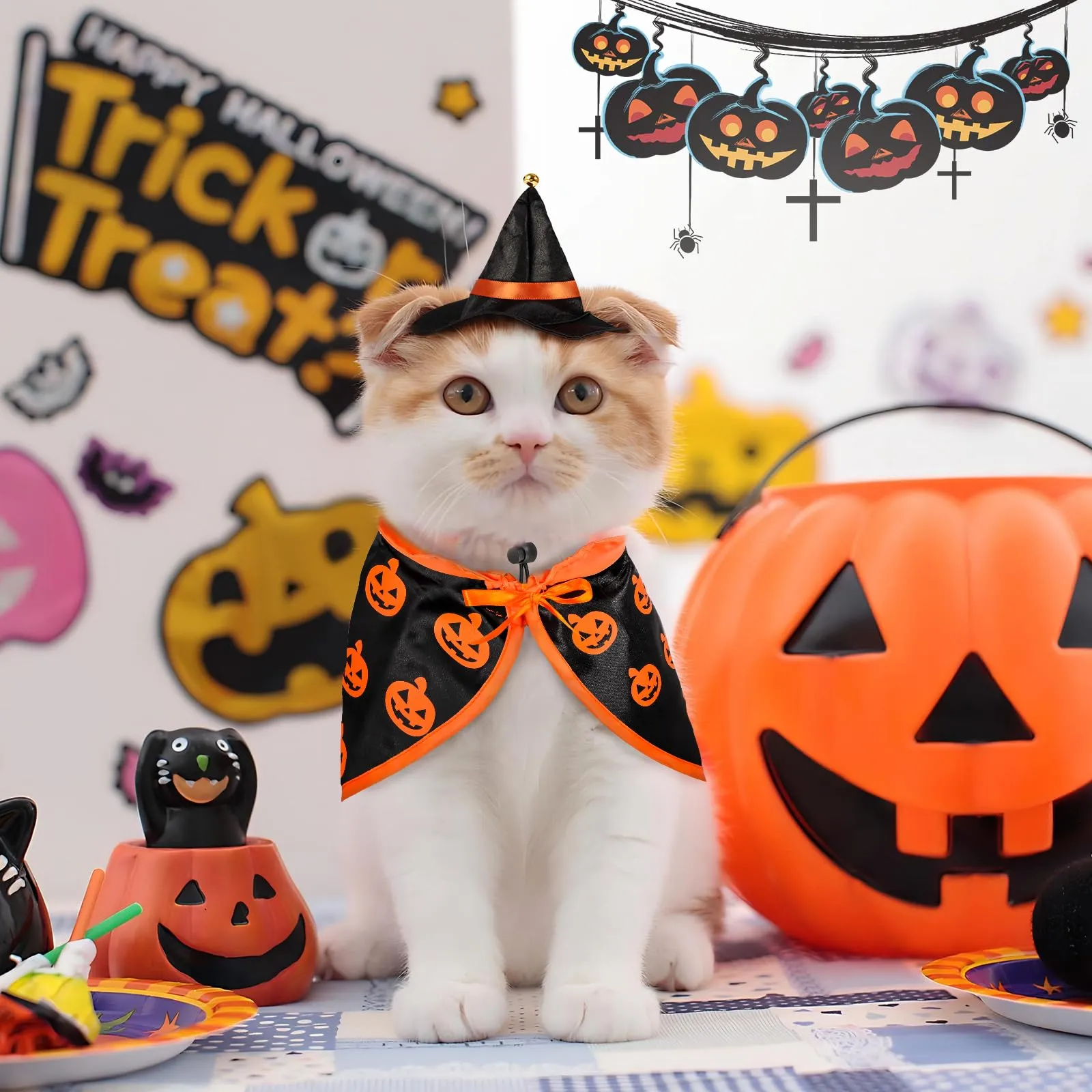 KufaerBeam Costume da Vampiro per Cani di Piccola Taglia e Gatti - immagine 4