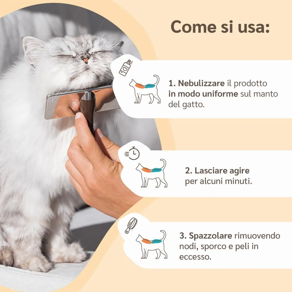amusi Spray Sciogli Nodi per Gatti, 250 ml - immagine 4