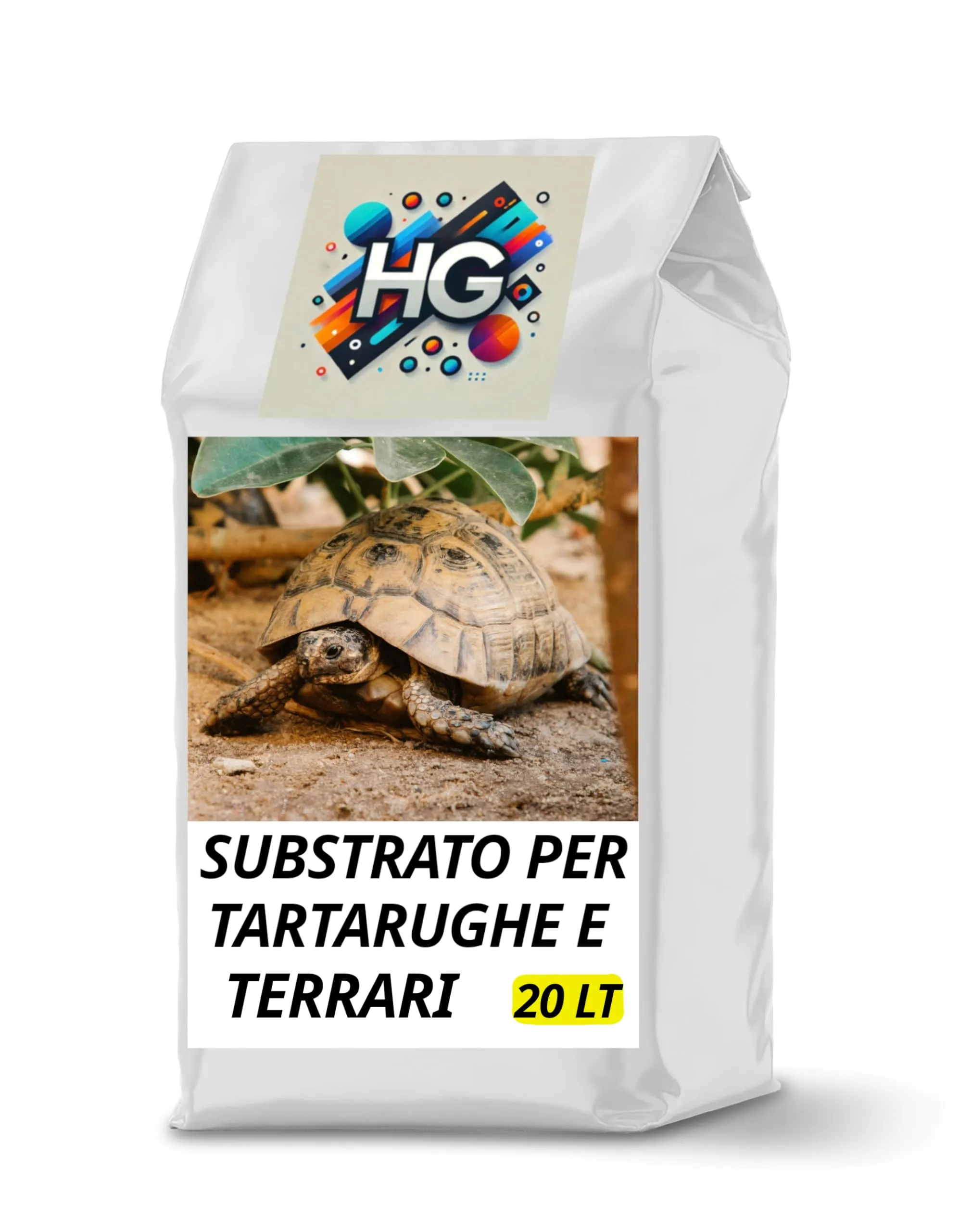 VerdeVita Substrato per Tartarughe da Terra e Terrari, 20 L - immagine 1