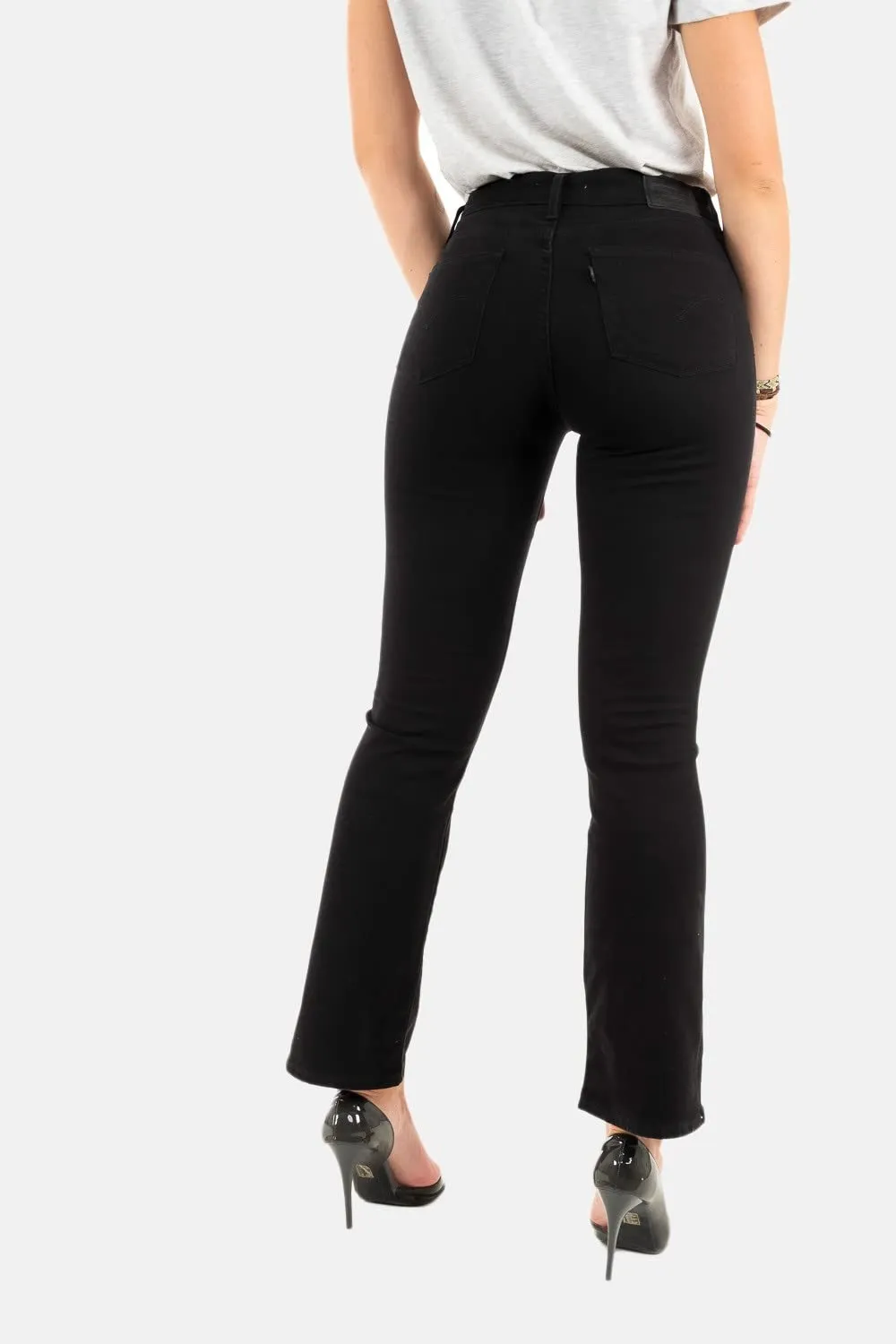 Levi's 725 High Rise Bootcut Jeans Donna, Nero (Black Sheep), 26W / 30L - immagine 4