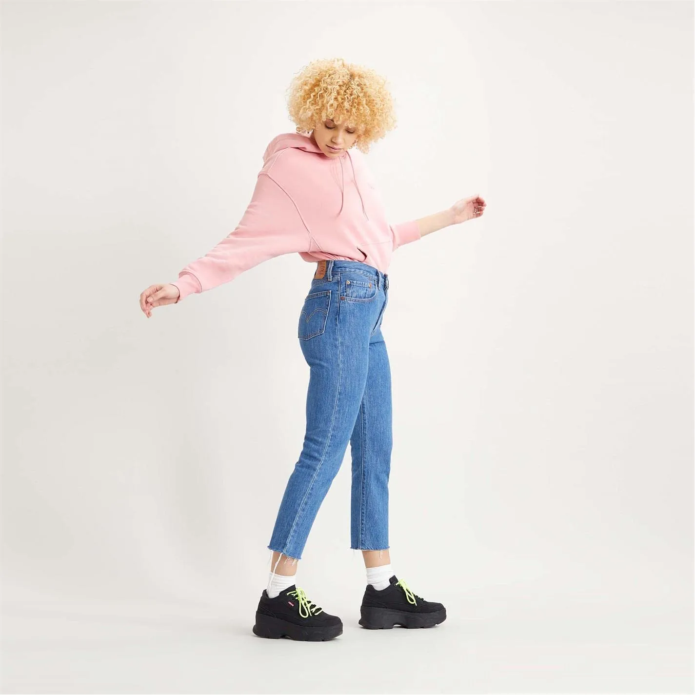 Levi's 501 Crop Jeans Donna - Sansome Breeze Stone - 30W / 26L - immagine 3
