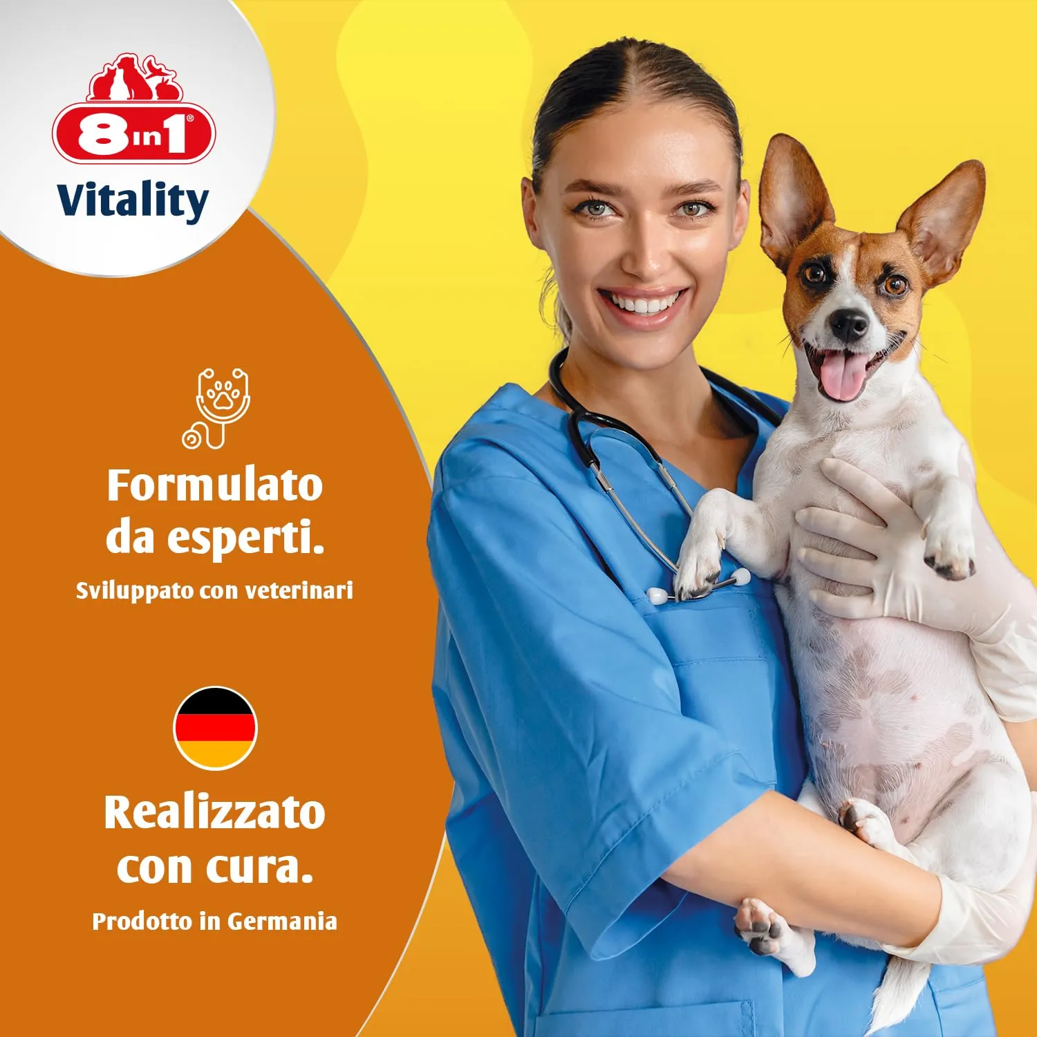 8in1 Vitamine per Cani Senior - Integratore Multivitaminico, 70 Compresse - immagine 6