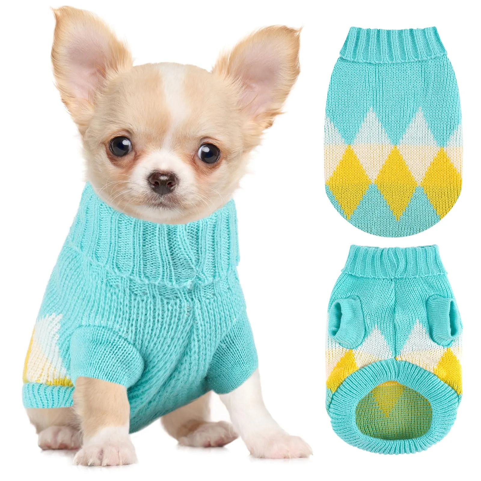 Vixpyzz Maglione a maglia per cani di piccola taglia, Autunno e Inverno - immagine 1