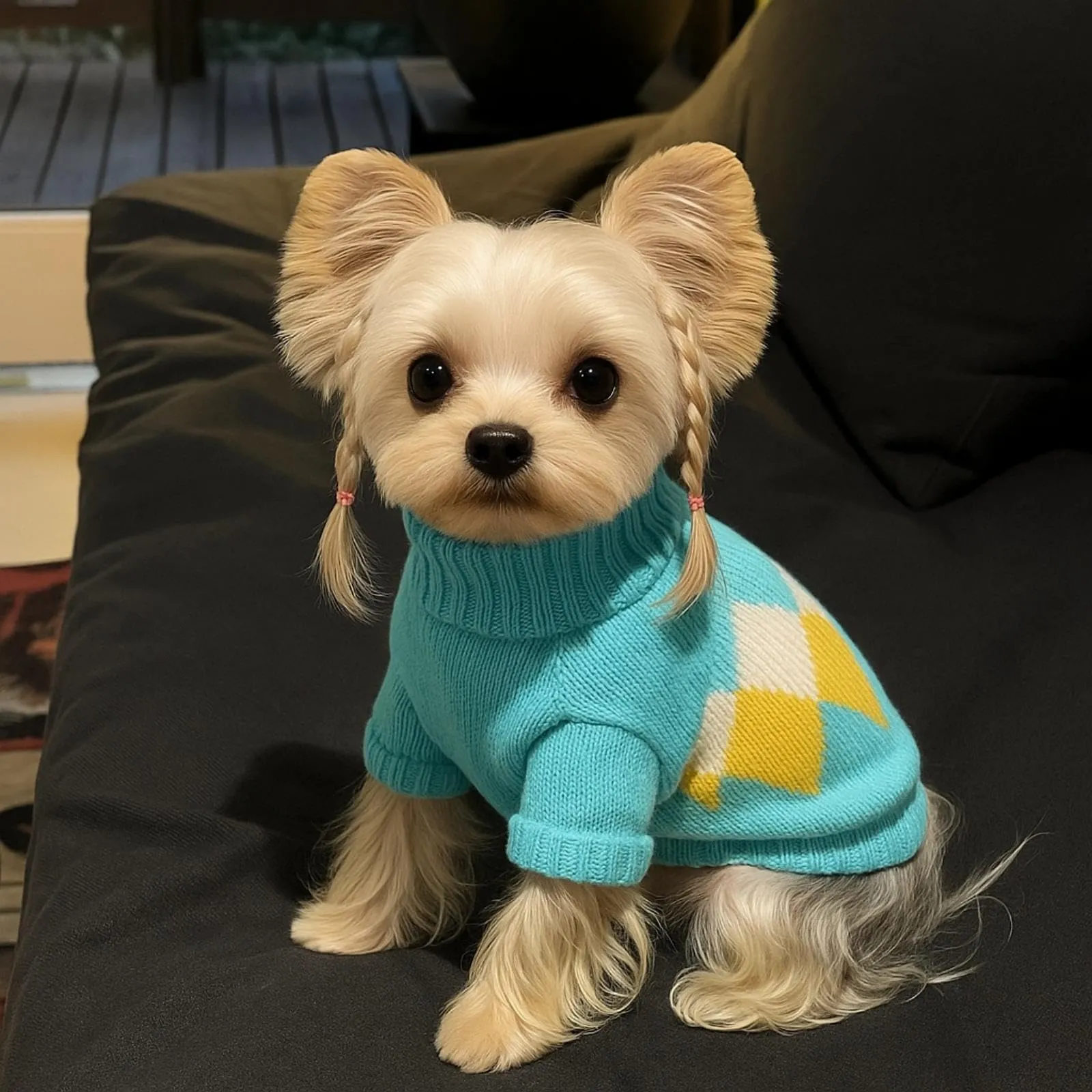 Vixpyzz Maglione a maglia per cani di piccola taglia, Autunno e Inverno - immagine 5