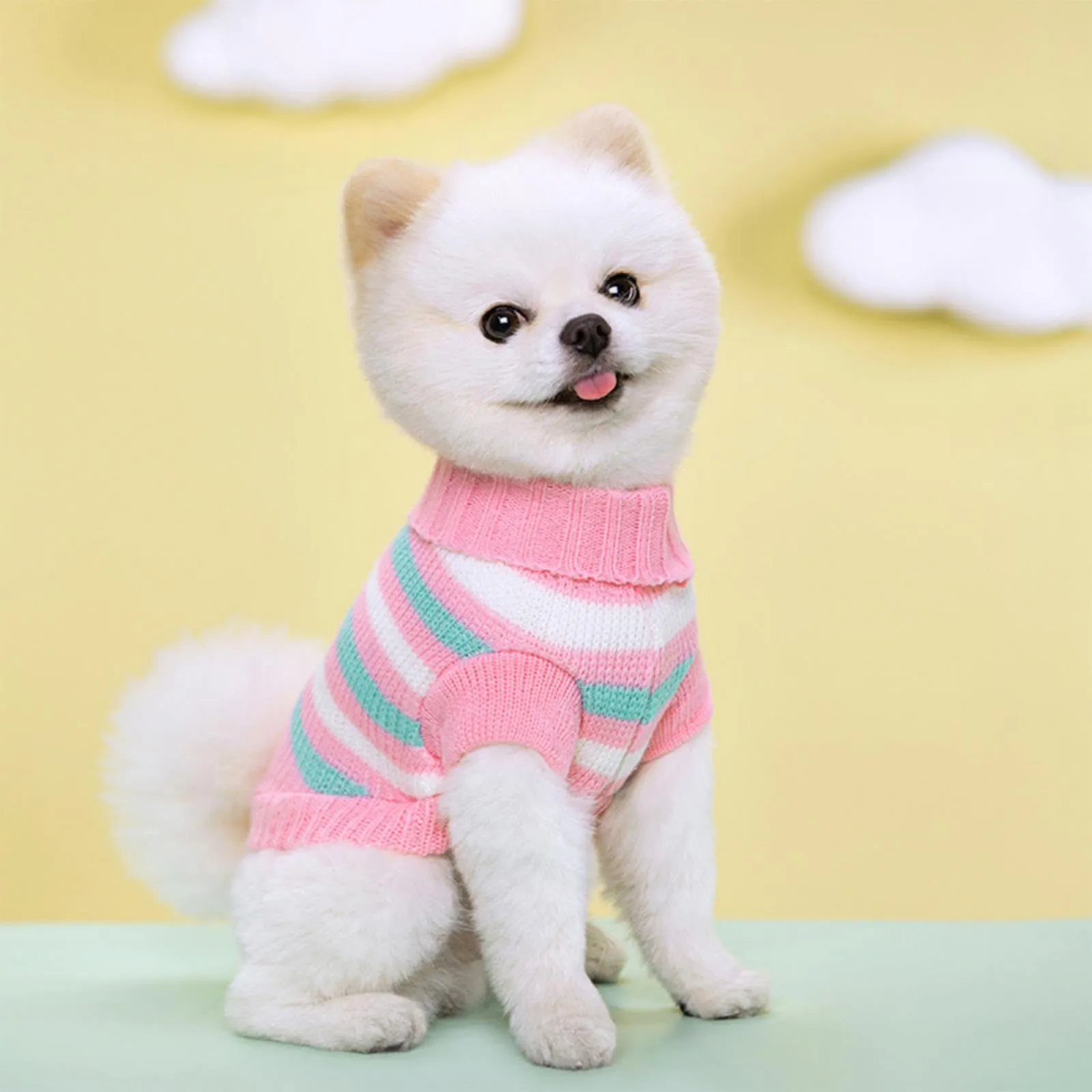 Vixpyzz Maglione per cani, XXS, Blu 2 - immagine 5