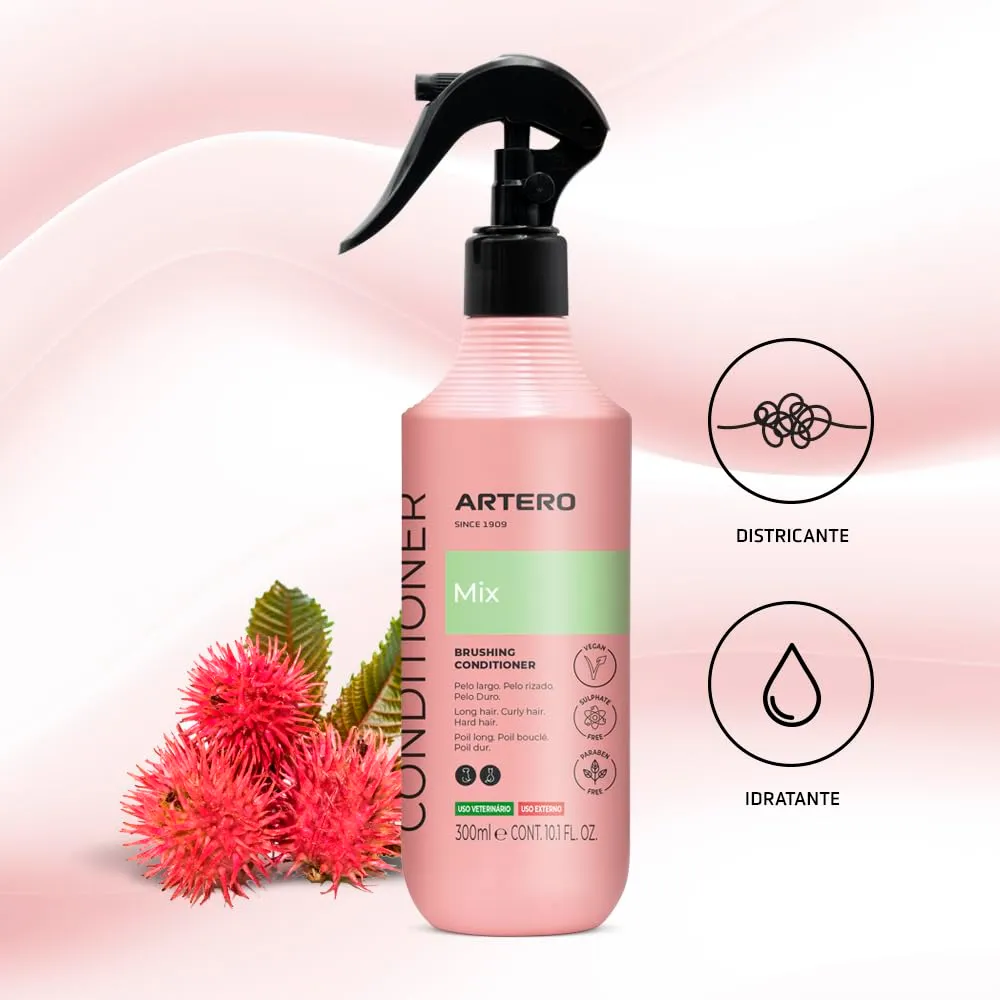Artero Mix Conditioner senza risciacquo per cani e gatti, spray districante, idratante e anti-statico, 300 ml - immagine 2