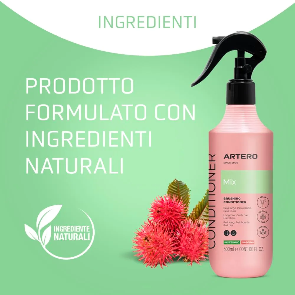 Artero Mix Conditioner senza risciacquo per cani e gatti, spray districante, idratante e anti-statico, 300 ml - immagine 5