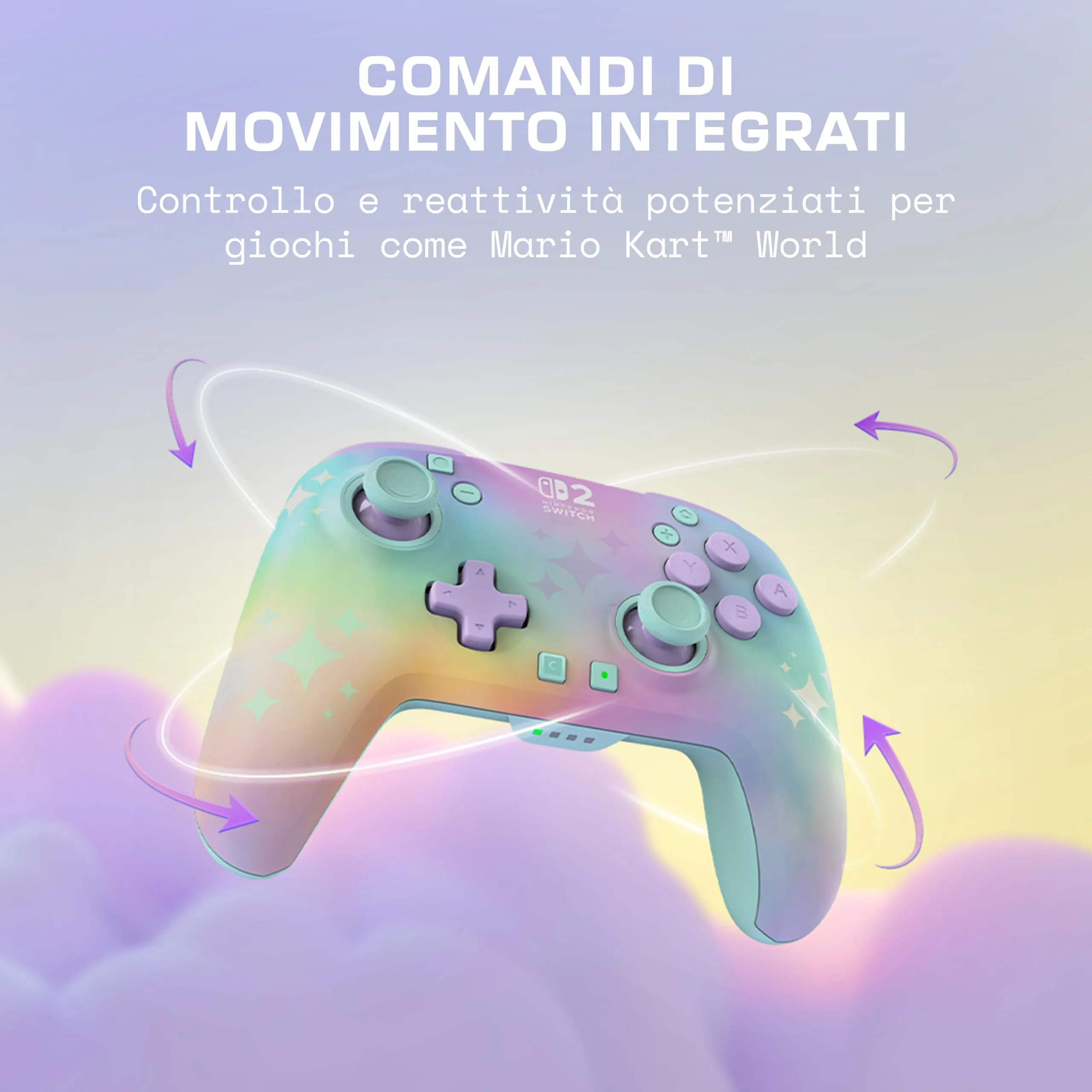 Turtle Beach Rematch Wireless Gaming Controller for Nintendo Switch 2 - Starry Dream - immagine 10