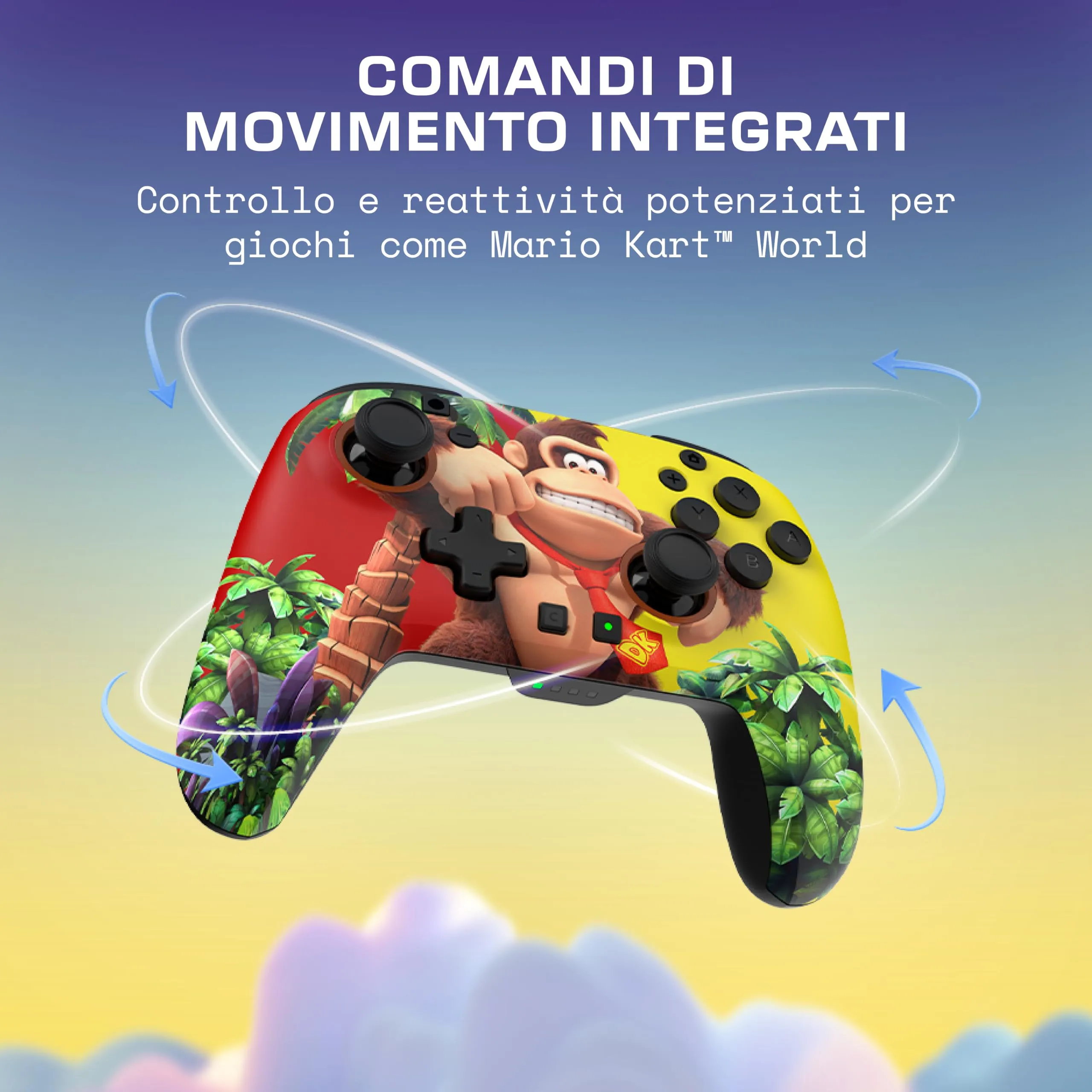 Turtle Beach Rematch Wireless Gaming Controller for Nintendo Switch, Donkey Kong Jungle Edition - immagine 10