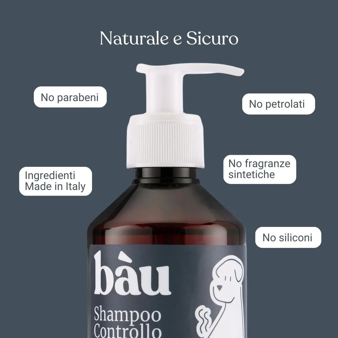 Bau Balsamo Cane Controllo Odori Purificante con Aloe Vera e Olio di Macadamia, 250ml - immagine 6