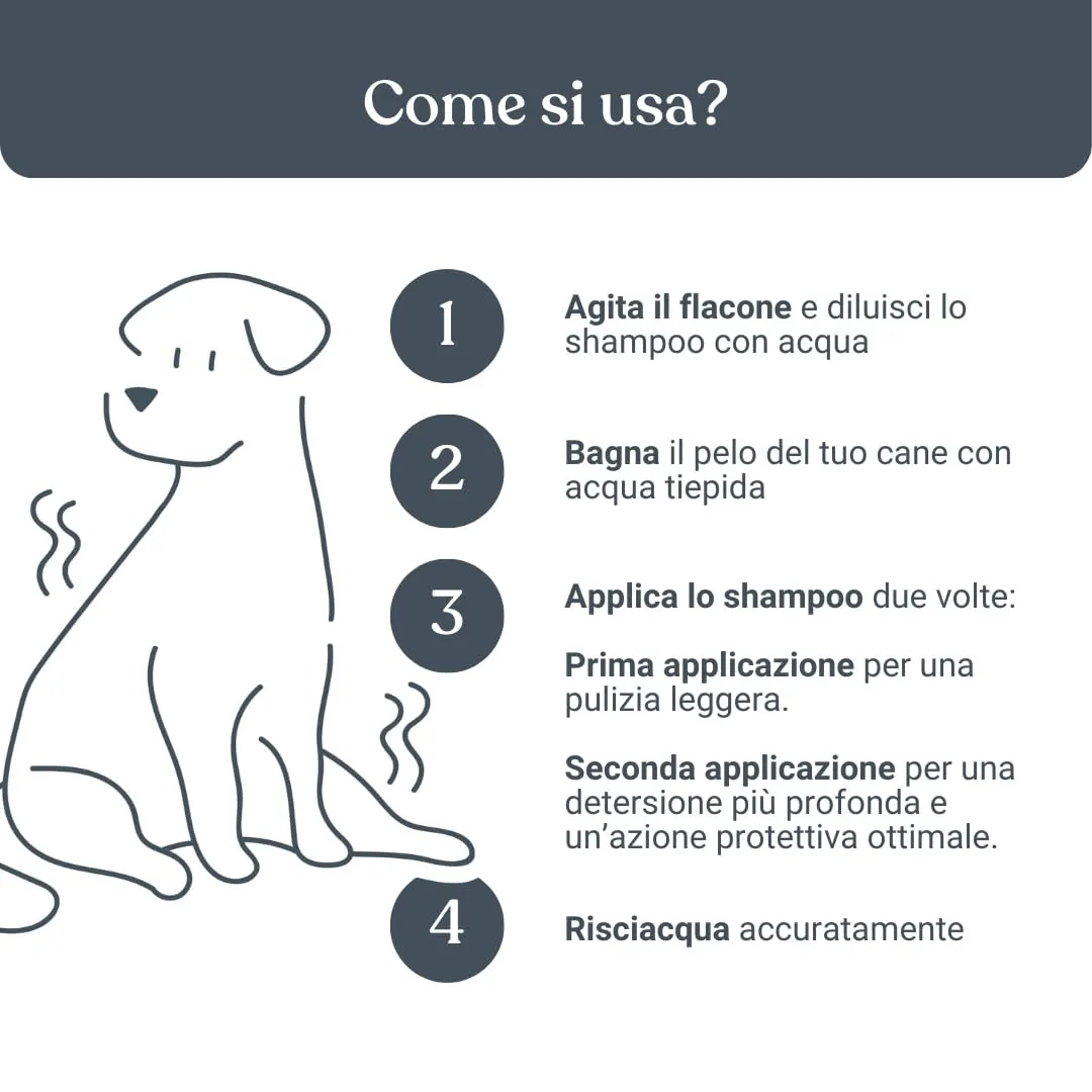 Bau Balsamo Cane Controllo Odori Purificante con Aloe Vera e Olio di Macadamia, 250ml - immagine 7