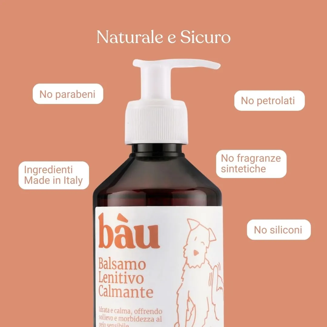 Bau Balsamo Cane Pelo Sensibile e Pelle Delicata con Calendula e Olio di Mandorle Dolci, 250ml - immagine 6