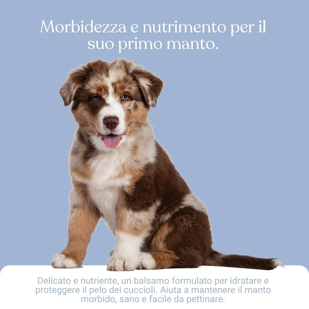Bau Balsamo Cuccioli Cane Delicato con Aloe Vera, Avena, Olio di Macadamia e Pantenolo - 250ml - immagine 5