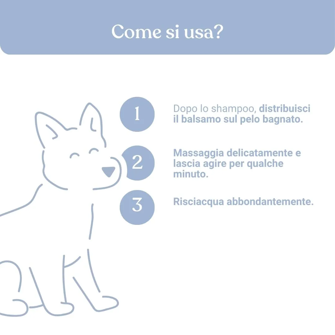 Bau Balsamo Cuccioli Cane Delicato con Aloe Vera, Avena, Olio di Macadamia e Pantenolo - 250ml - immagine 7